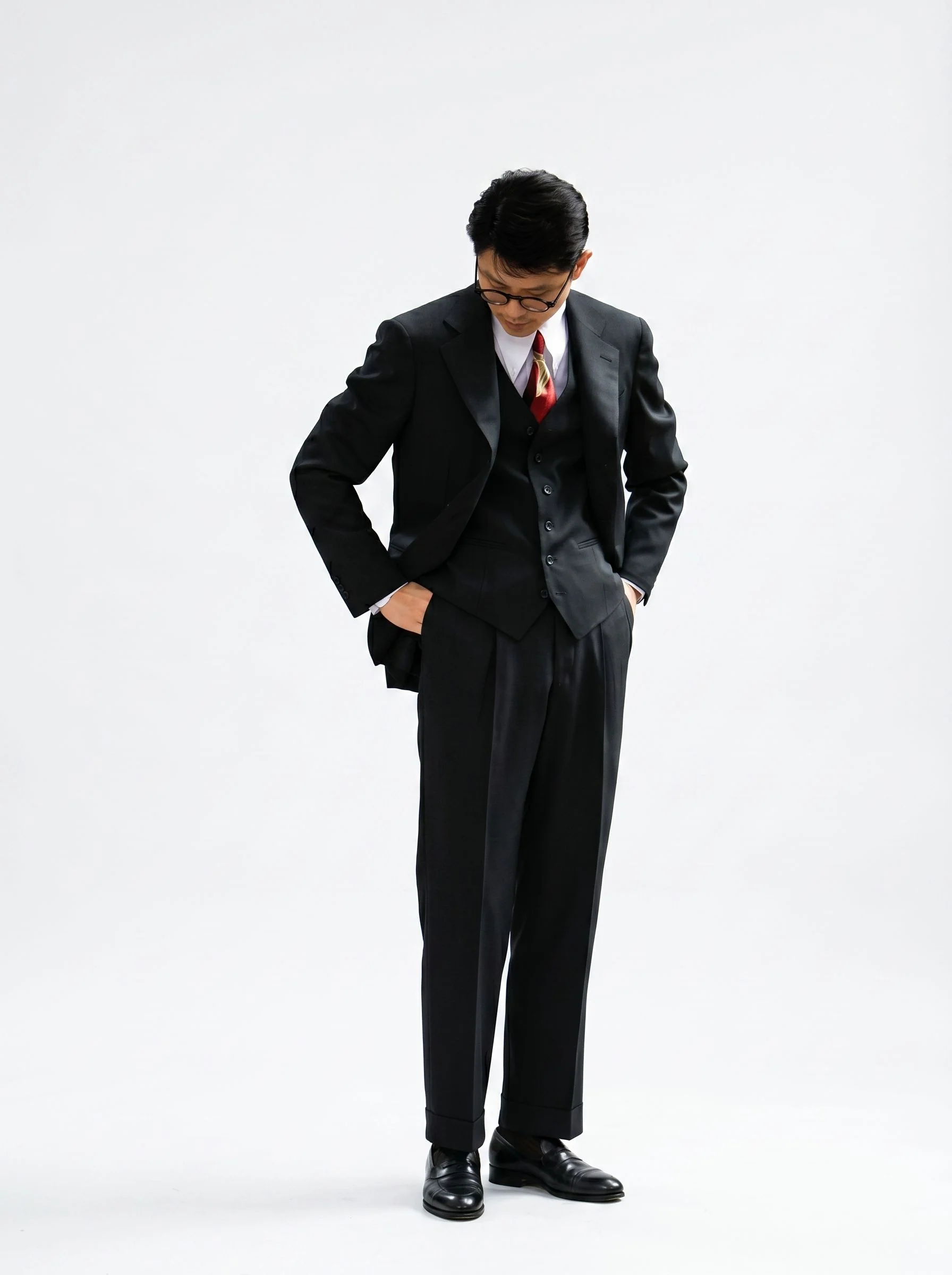 Black Wool Vest - Image 4