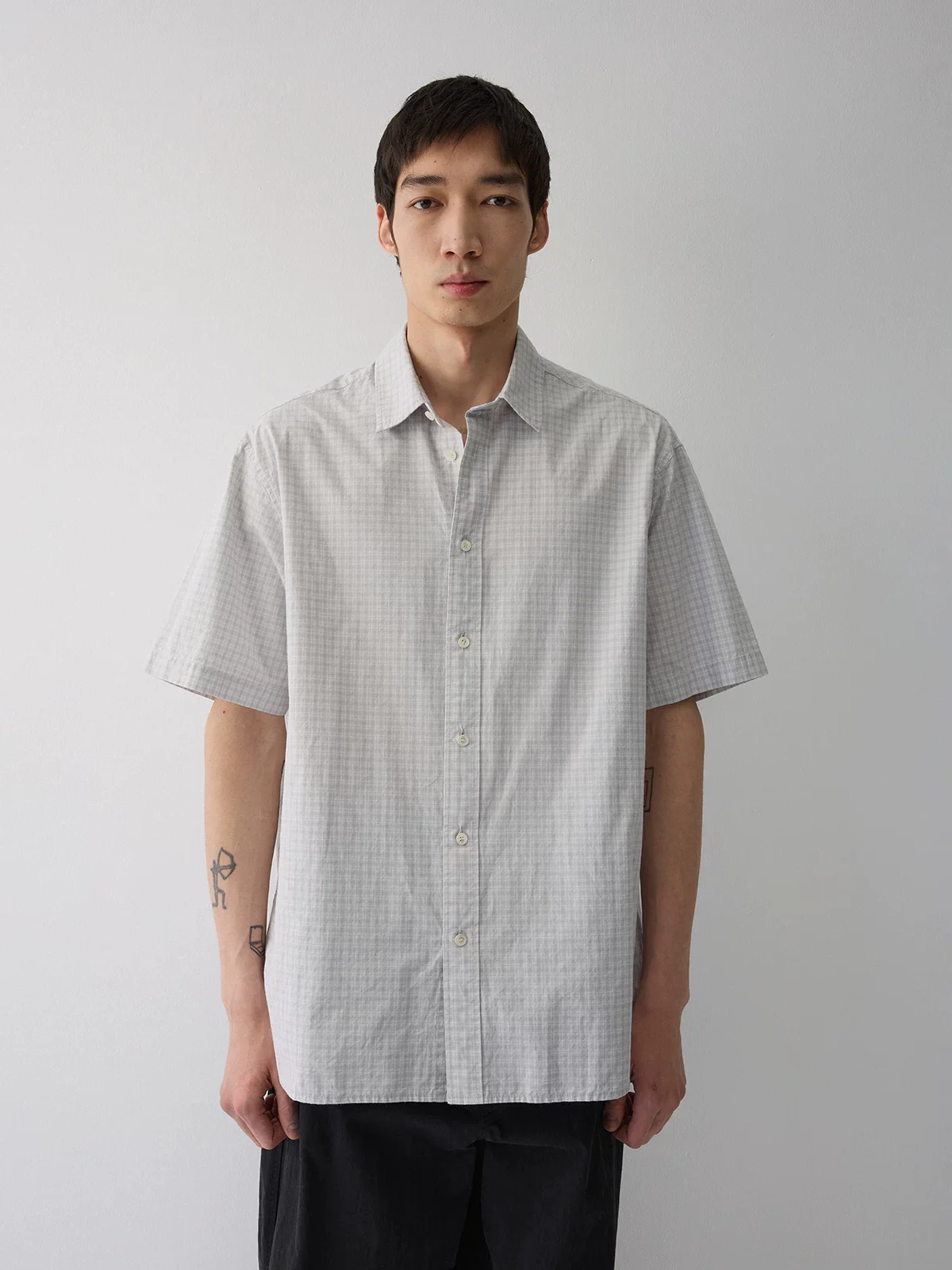 Blue Check Shirt - Image 6