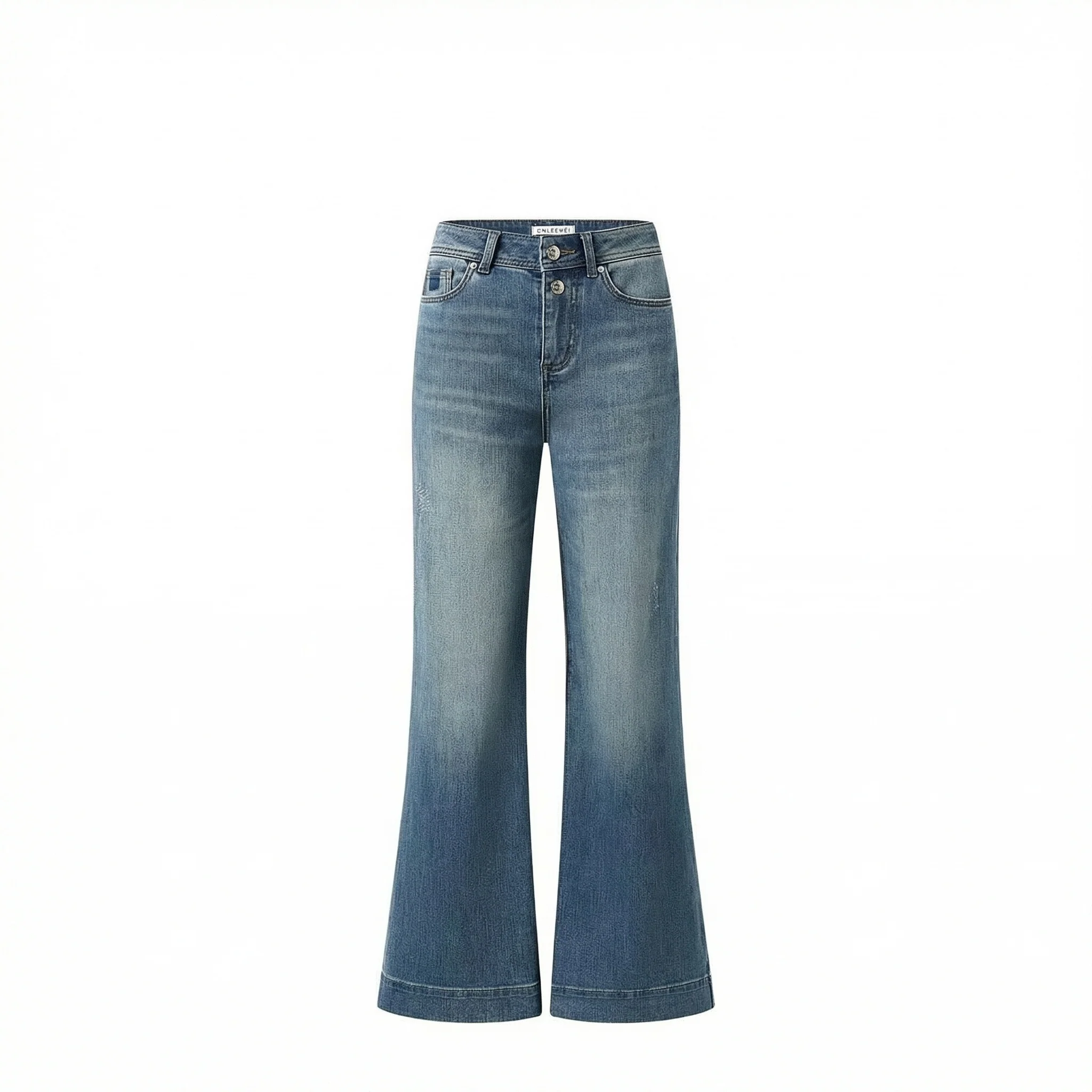 Blue Flare Jeans - Image 2