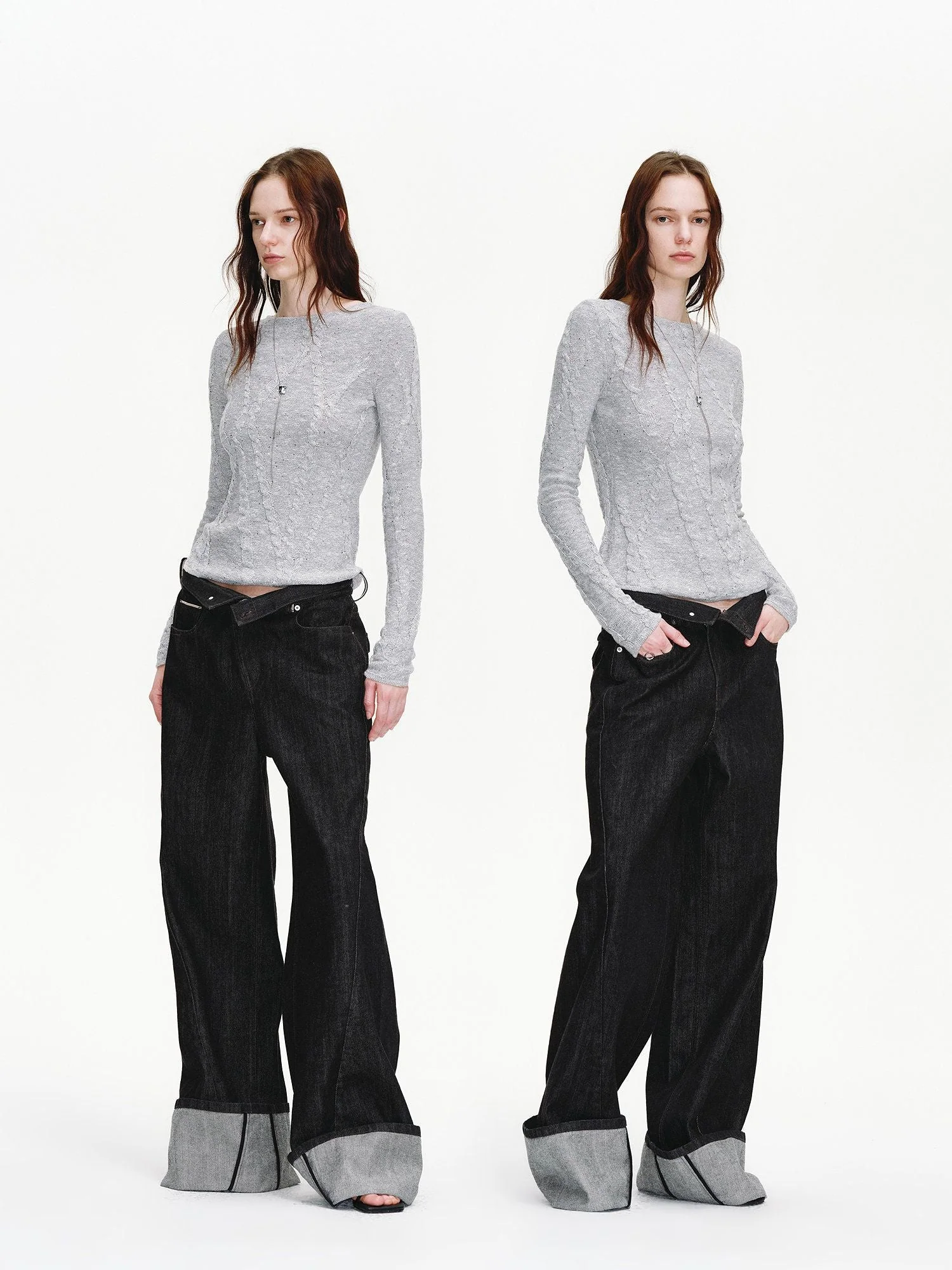 Boatneck Cable Sweater - Image 5