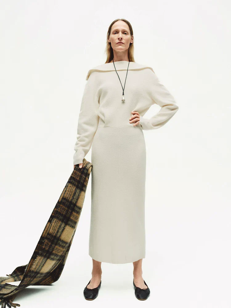 Boatneck Knit Set