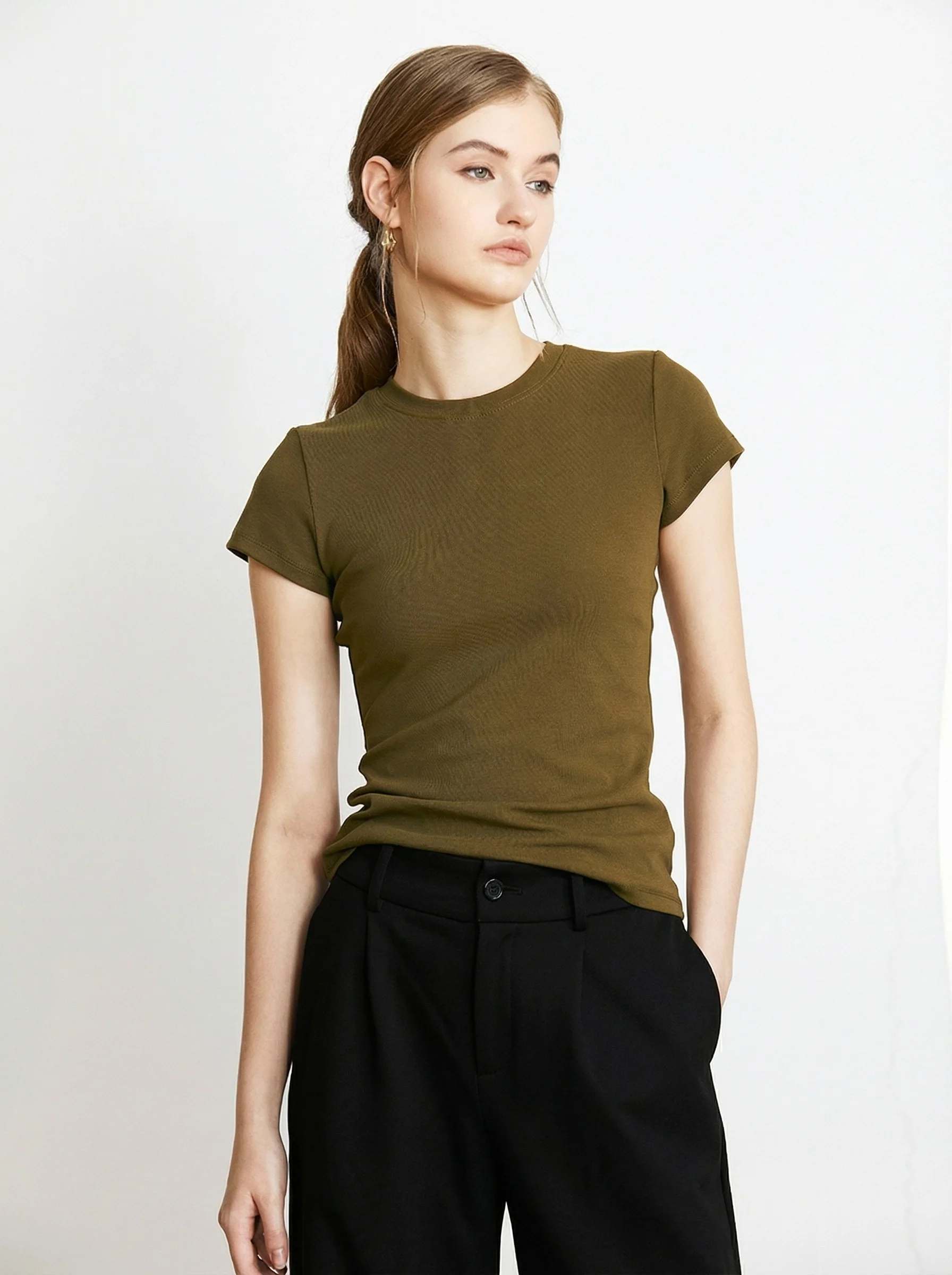 Body-Shaping Slim T-Shirt - Image 3