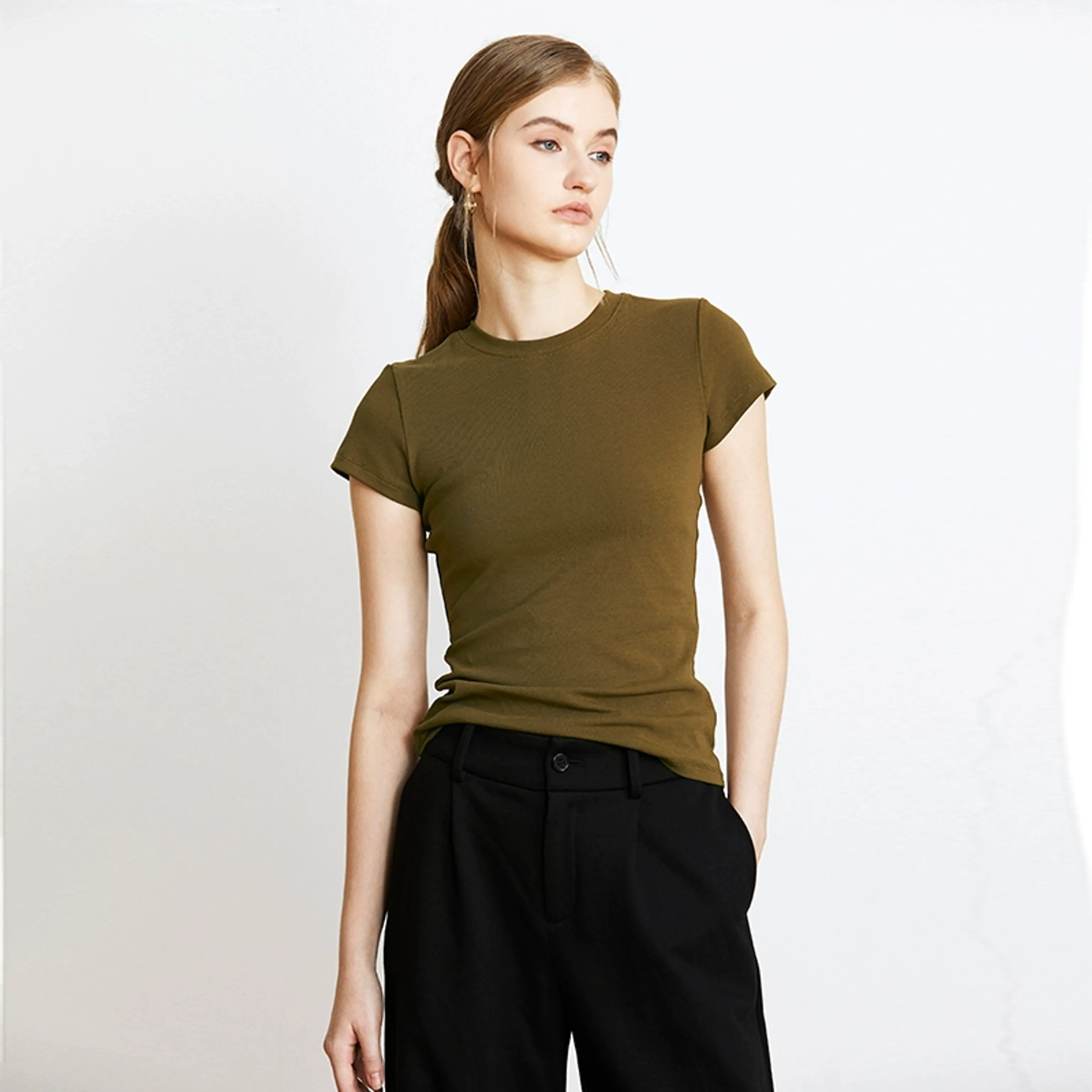 Body-Shaping Slim T-Shirt - Image 6