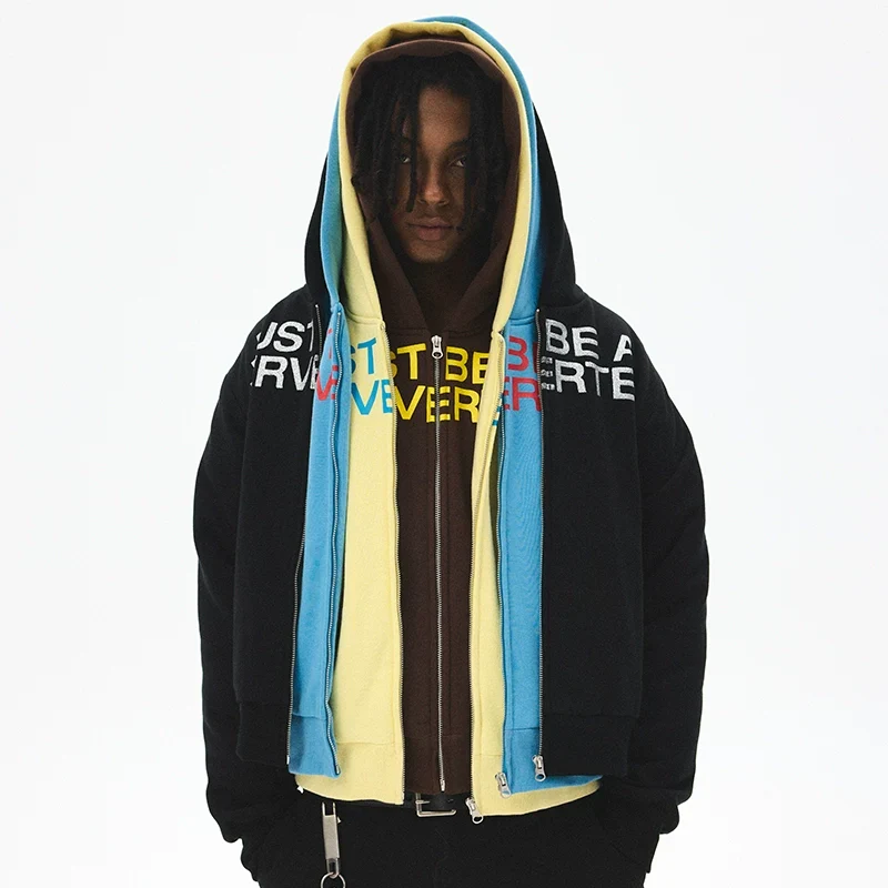 Bold Statement Zip-up Hoodie