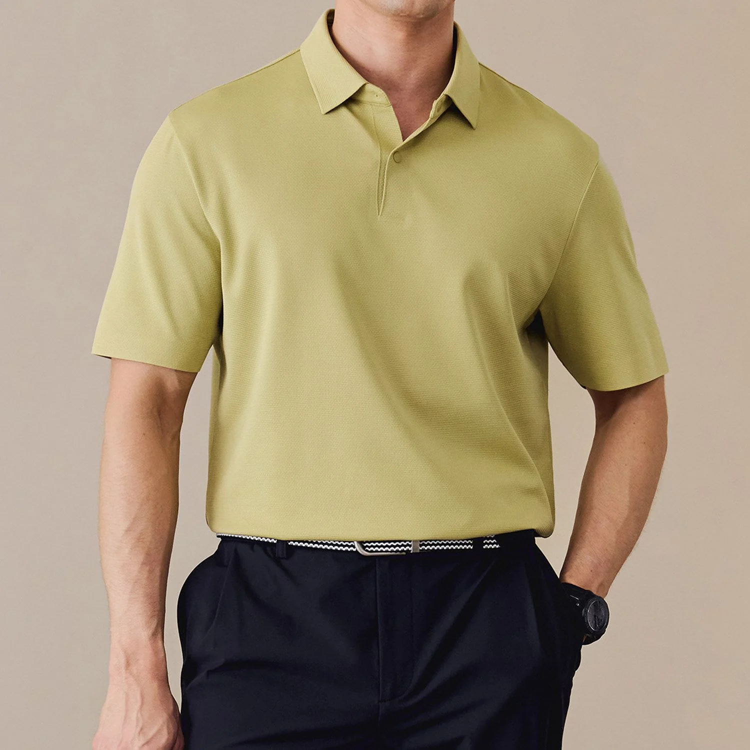 Bonded Piqué Polo - Image 6