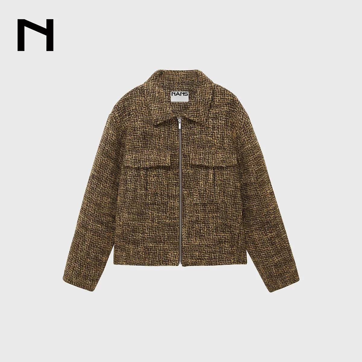 Bouclé Check Zip Jacket - Image 6
