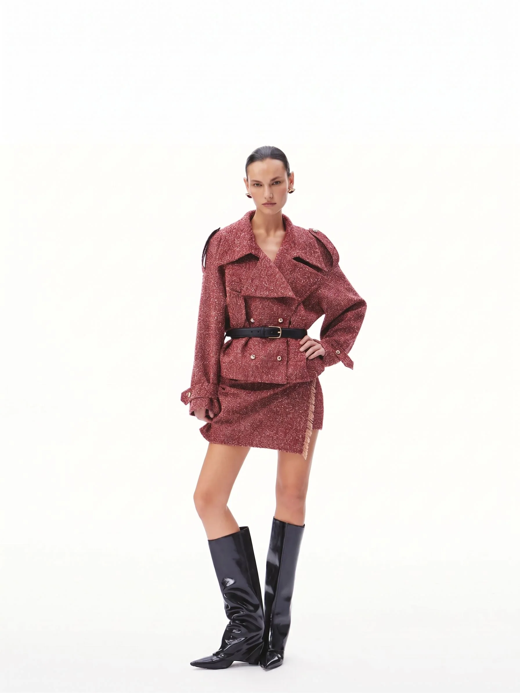 Bouclé Jacket Set