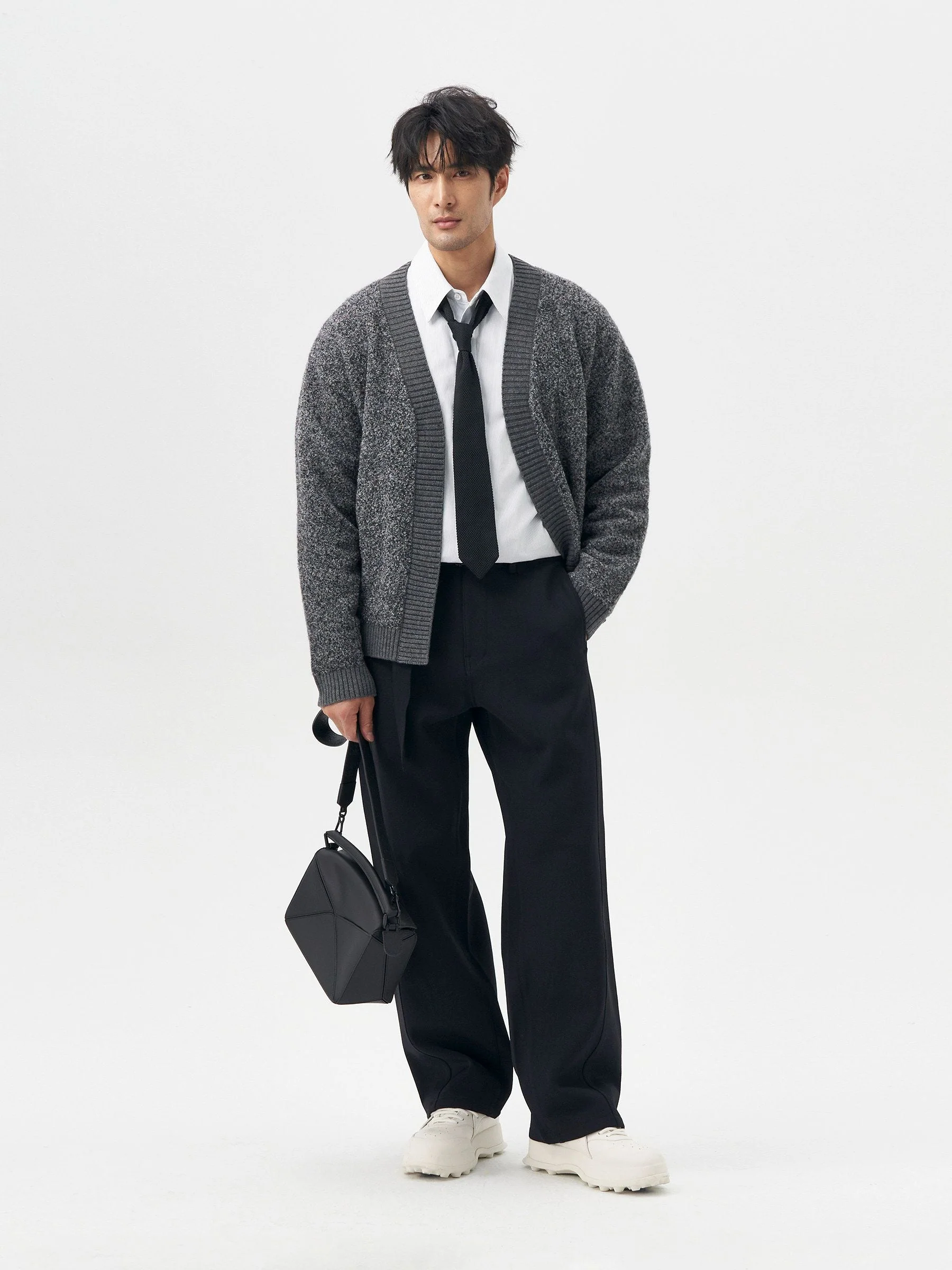 Bouclé Knit Cardigan - Image 2