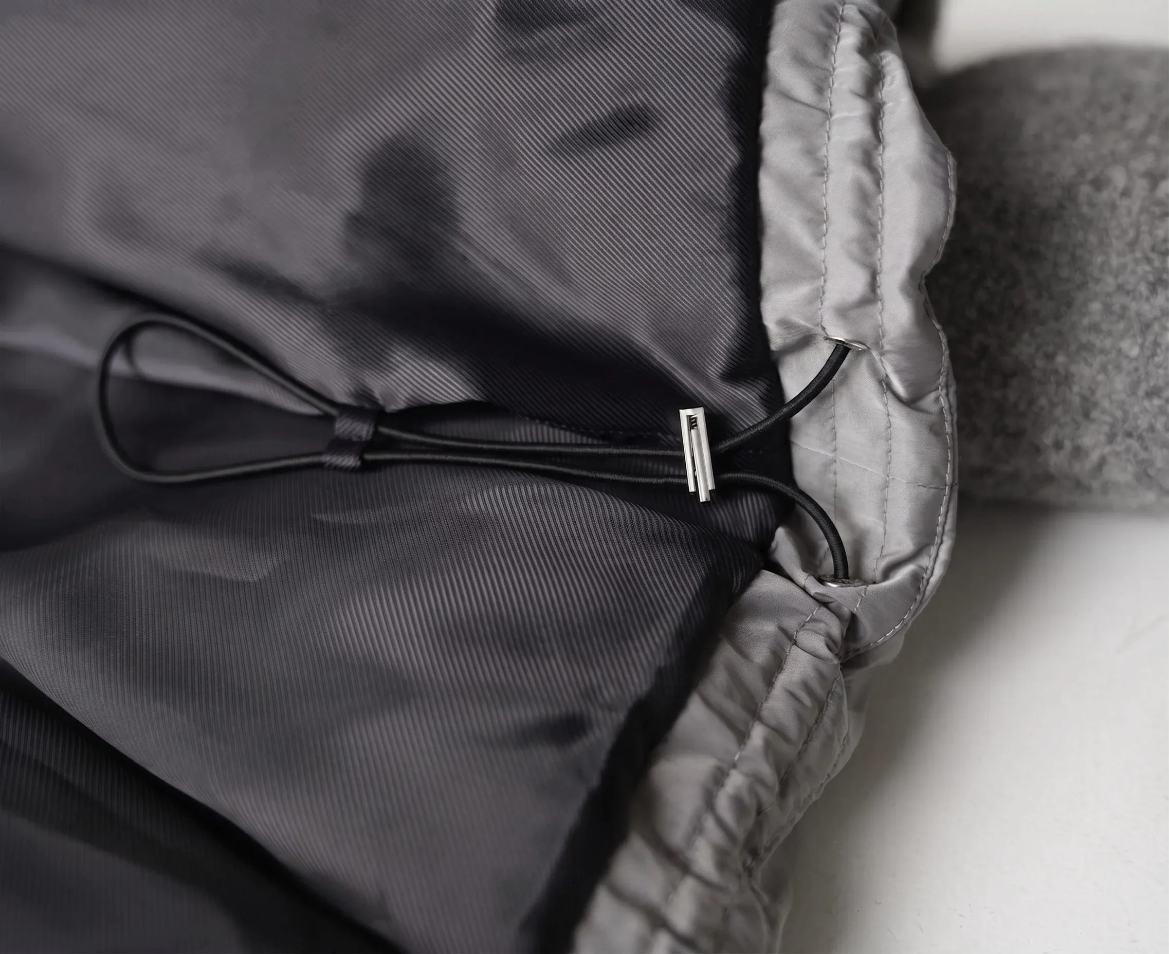 Bouclé Puffer Jacket - Image 5
