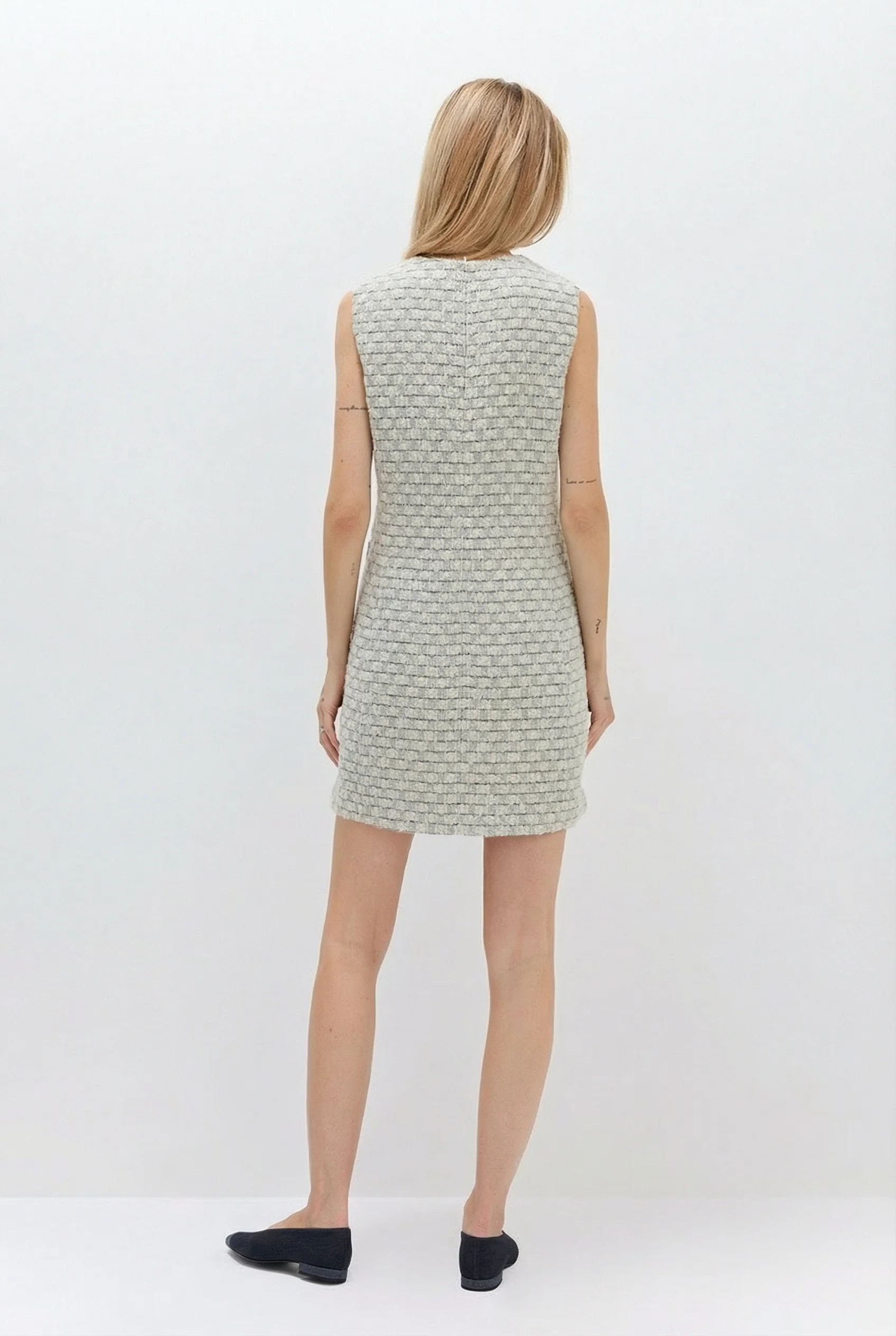 Bouclé Shift Dress - Image 6