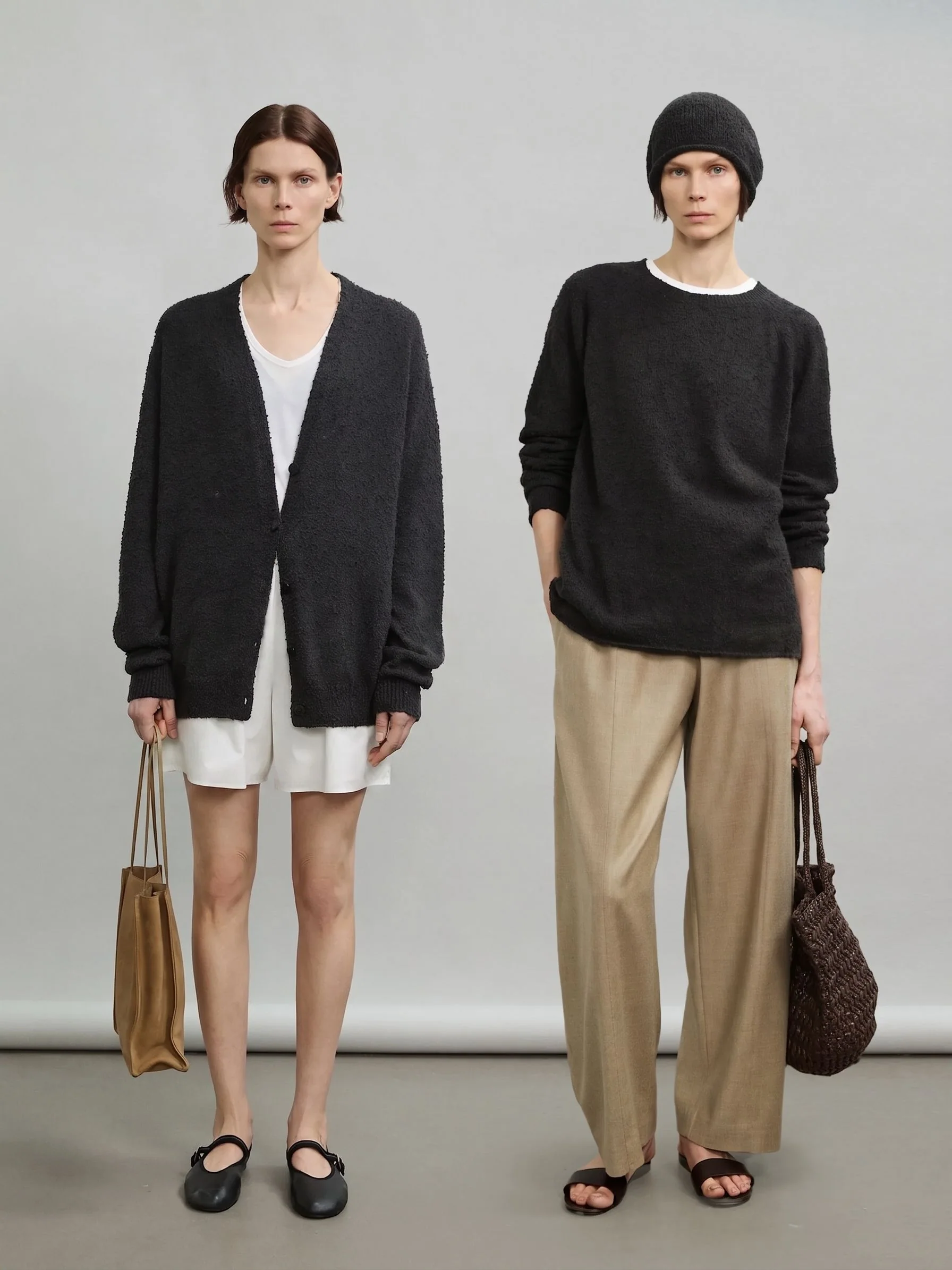 Bouclé V-Neck Cardigan - Image 5