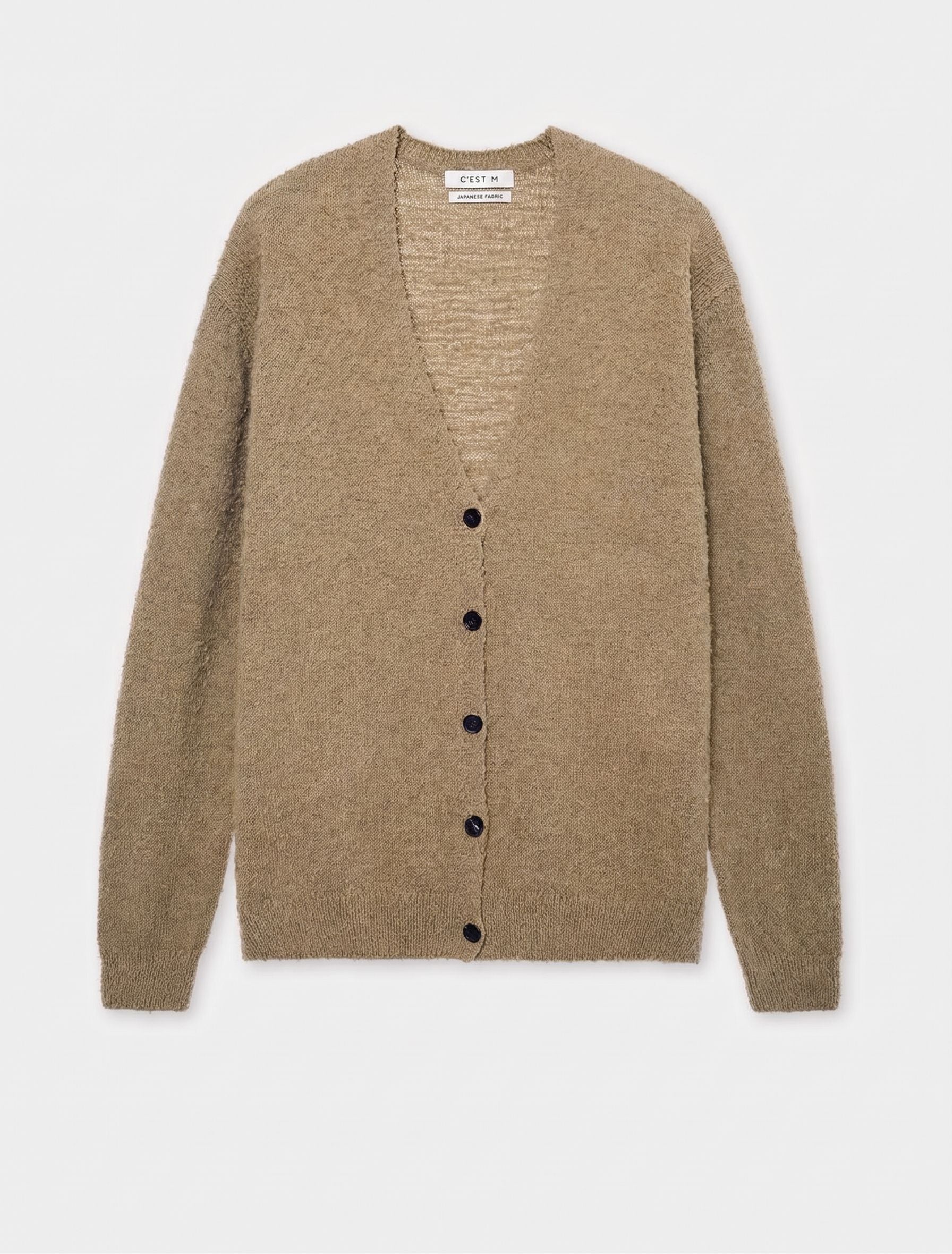 Bouclé V-Neck Cardigan - Image 6