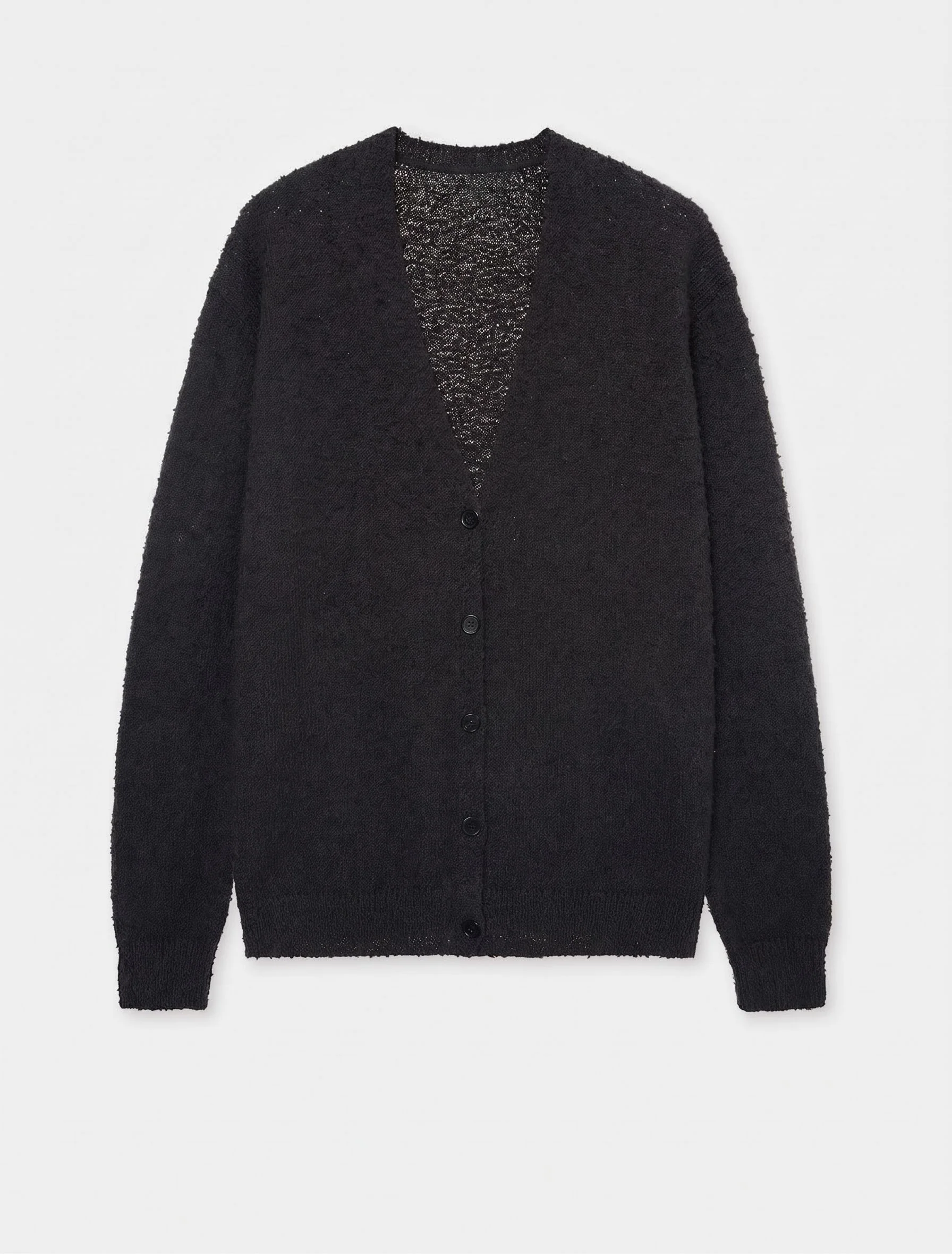 Bouclé V-Neck Cardigan - Image 9