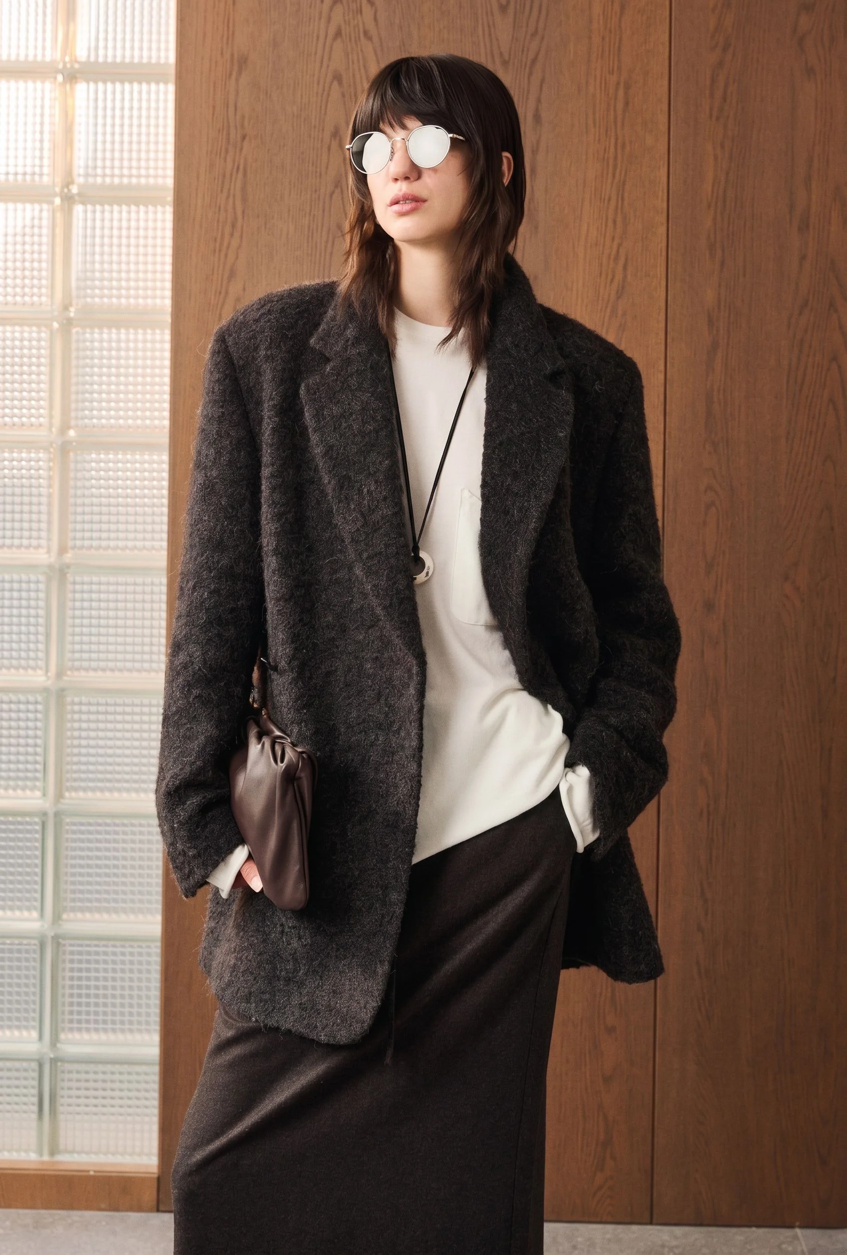 Bouclé Wrap Blazer - Image 6