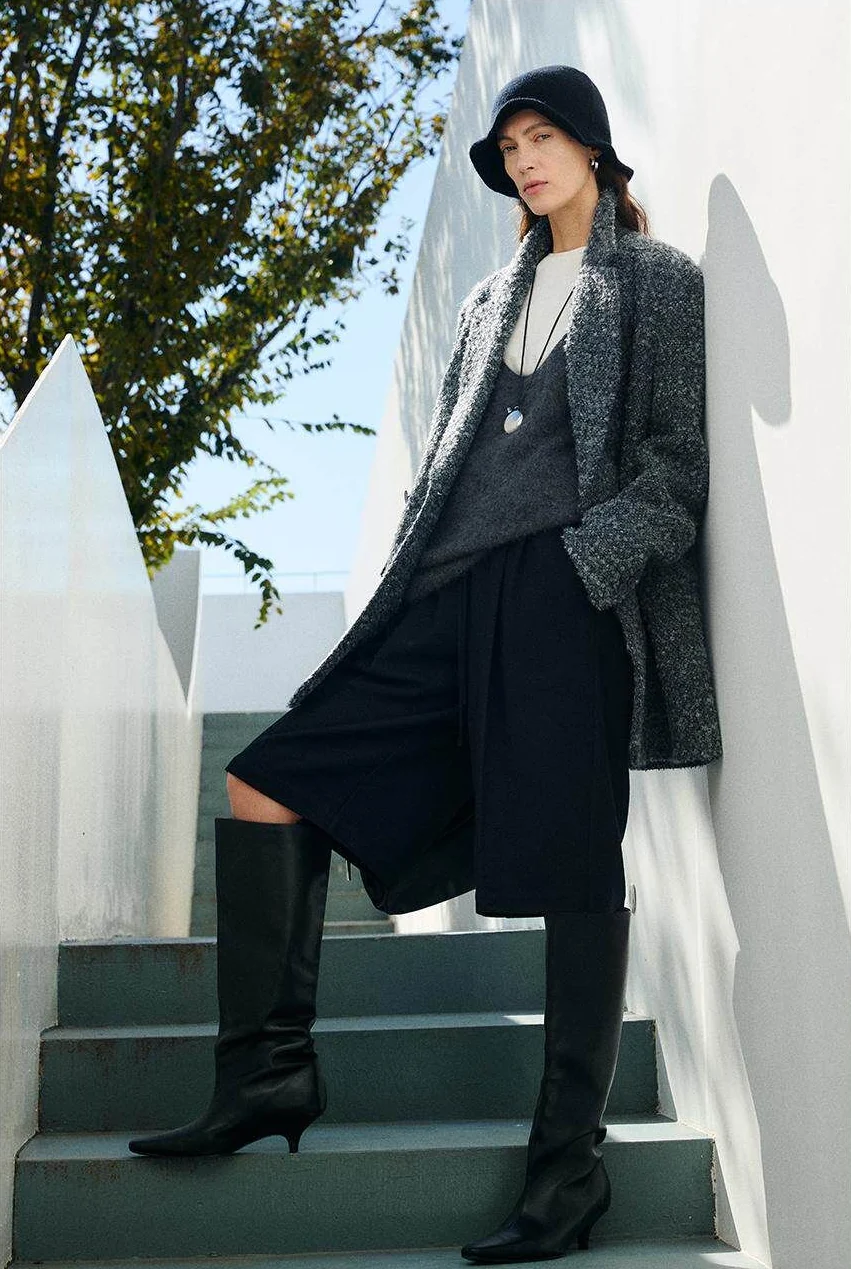 Bouclé Wrap Blazer - Image 7