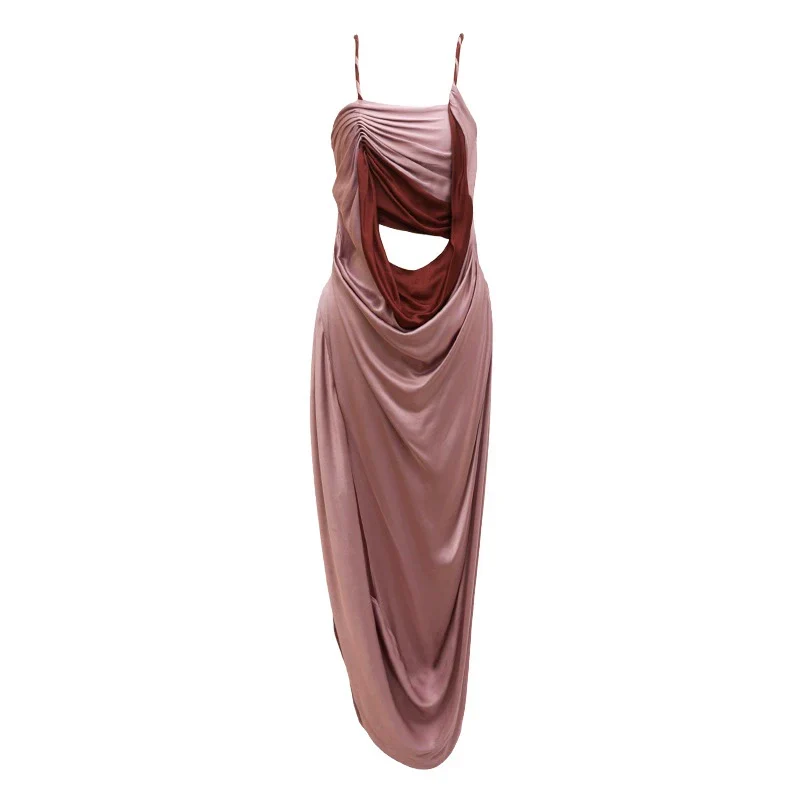 Boundless Draped Cutout Dress - Image 4