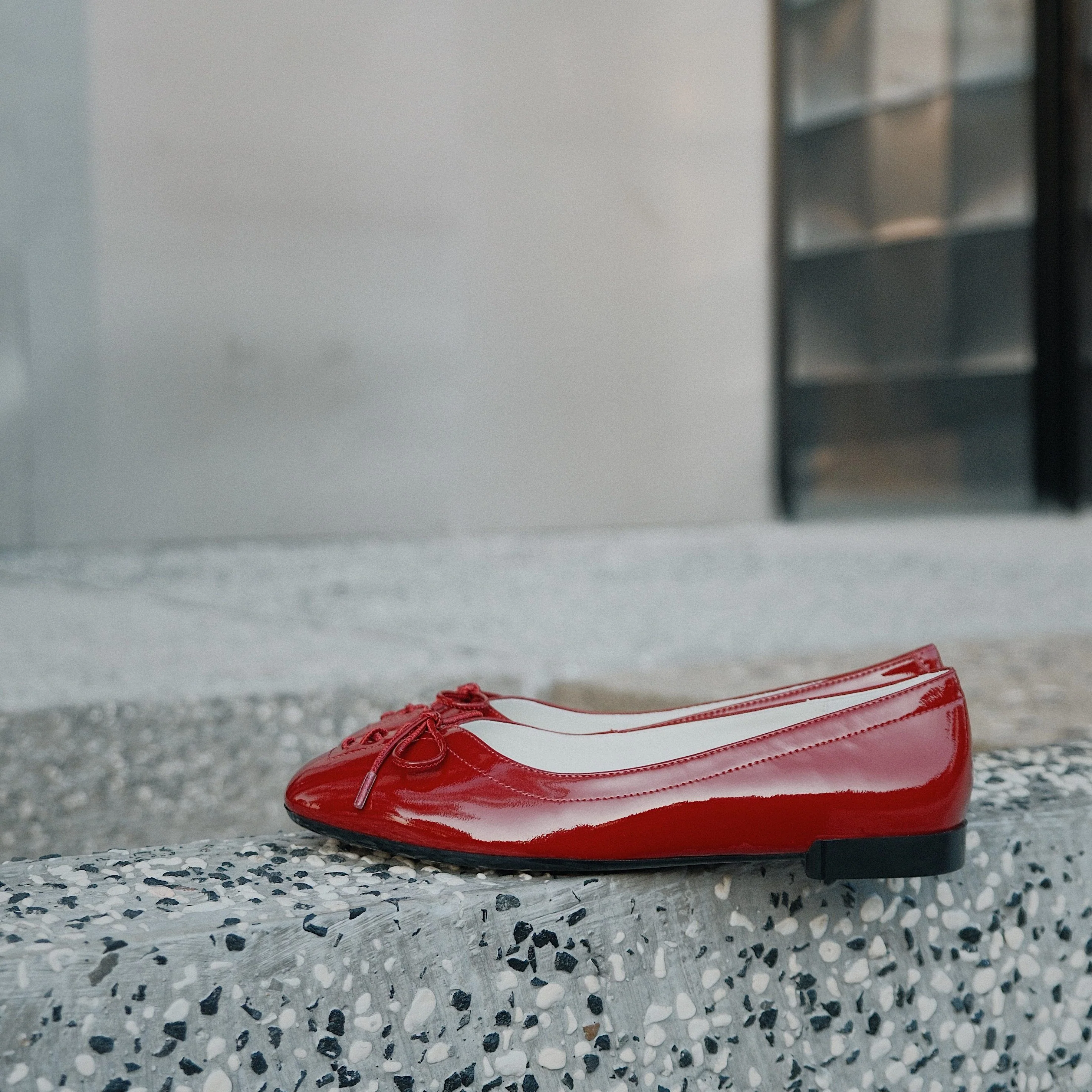 Bow Lace Ballet Flats