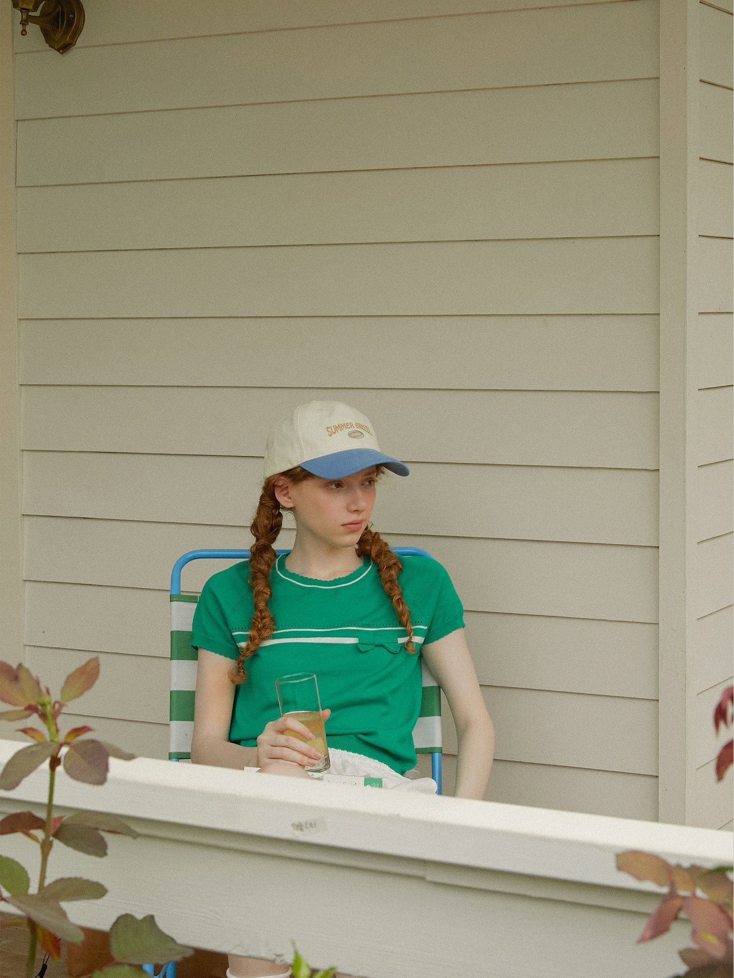 Bow Stripe Knit Tee - Image 4