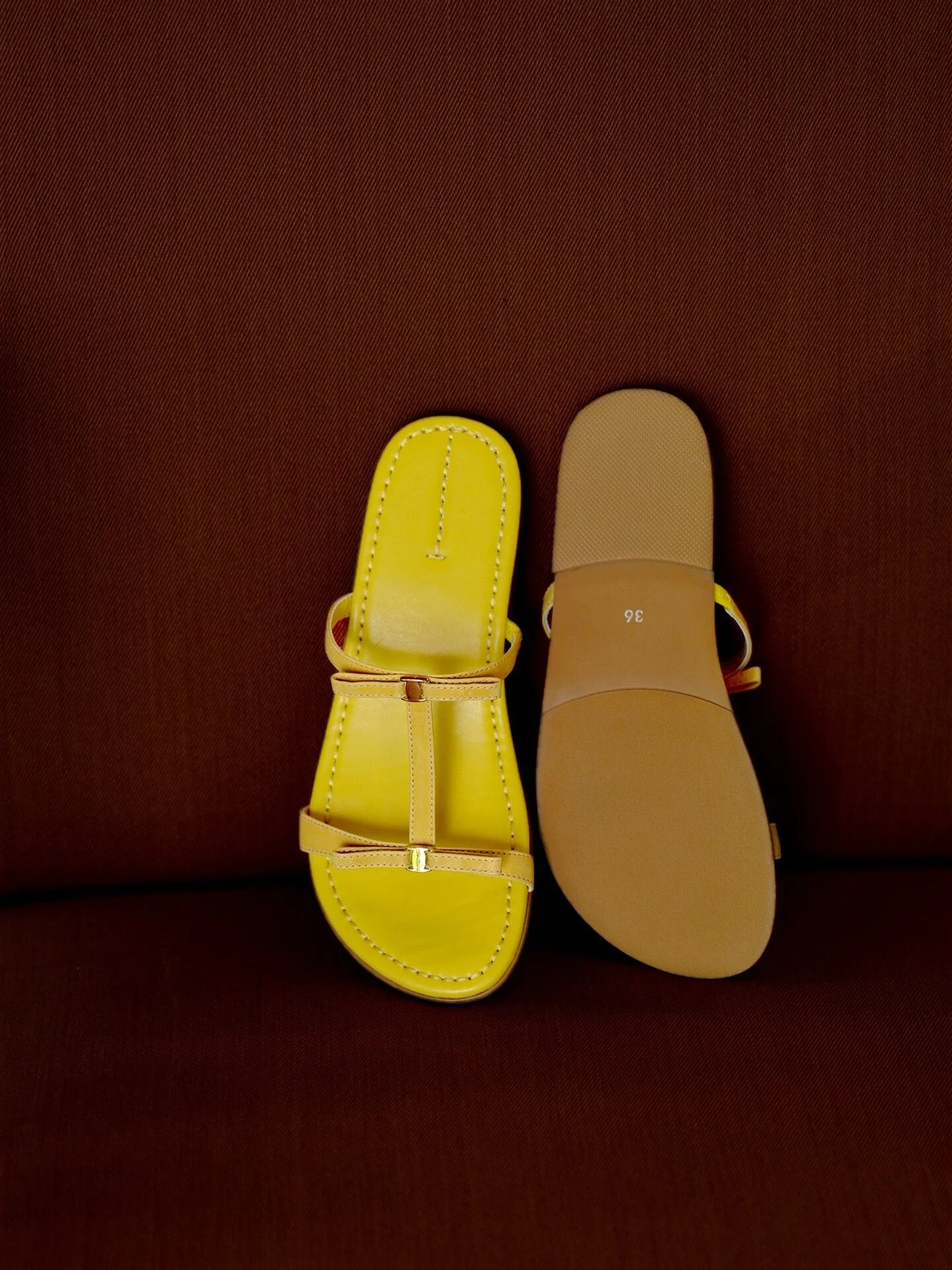 Bow T-Strap Slides - Image 3