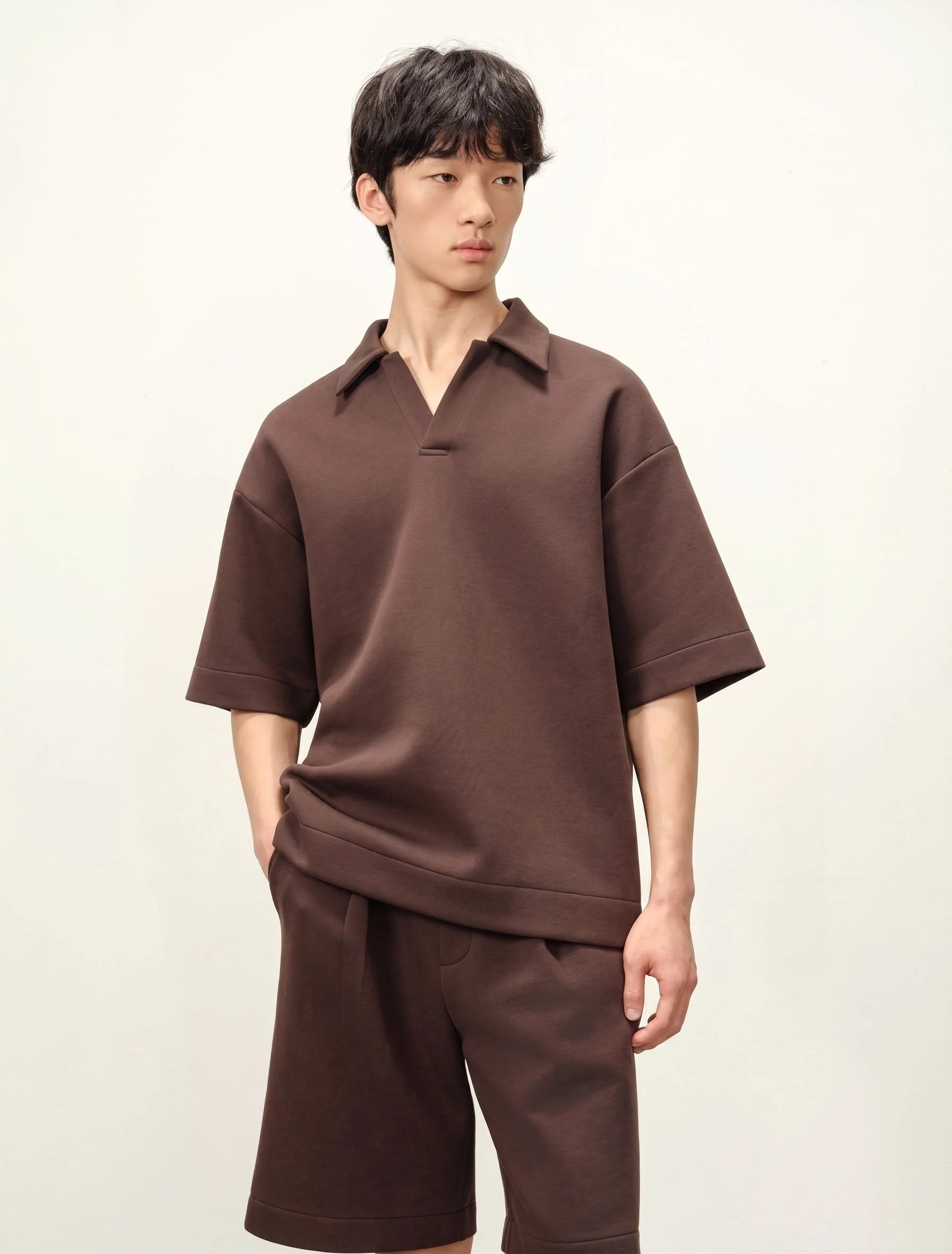 Boxy Knit Polo