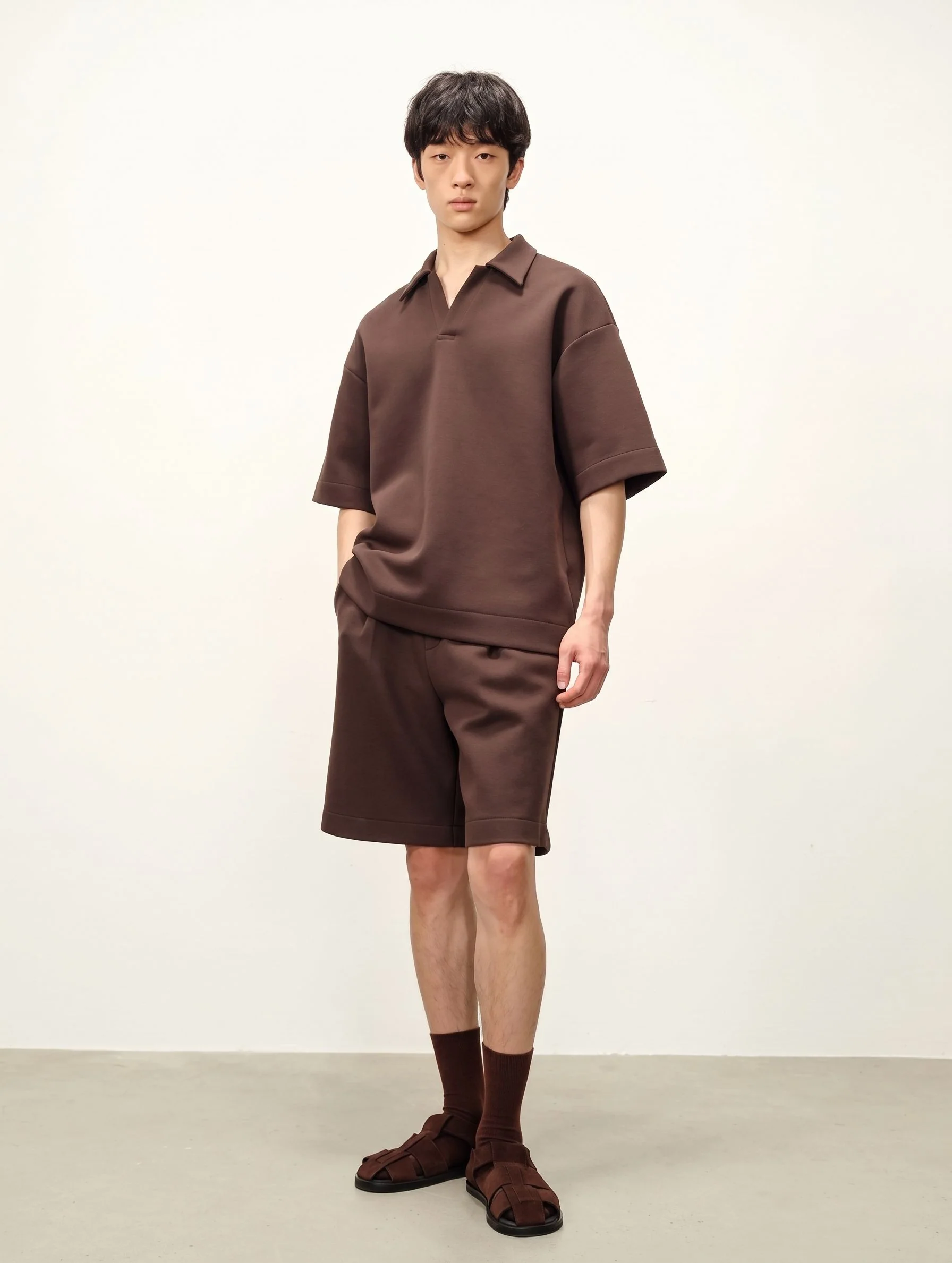 Boxy Knit Polo - Image 5