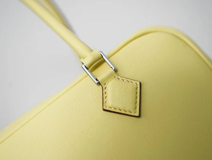 Boxy Top Grain Leather Bag - Image 2