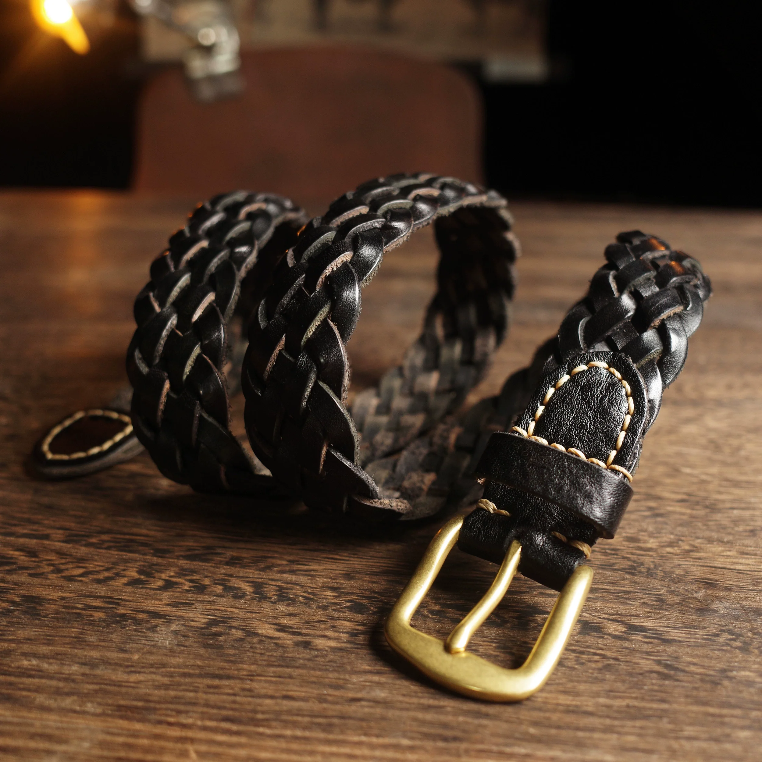 Braided Cowhide Belt - Image 13