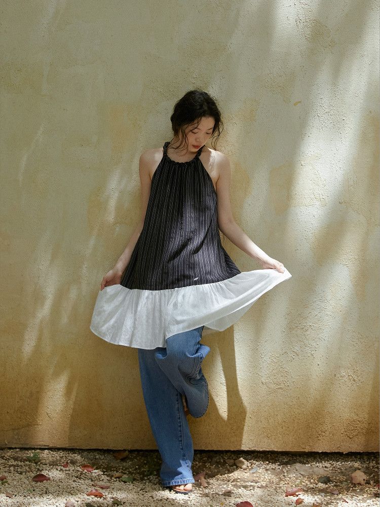 Braided Halter Dress