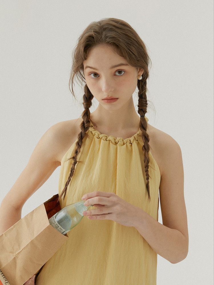 Braided Halter Dress - Image 4