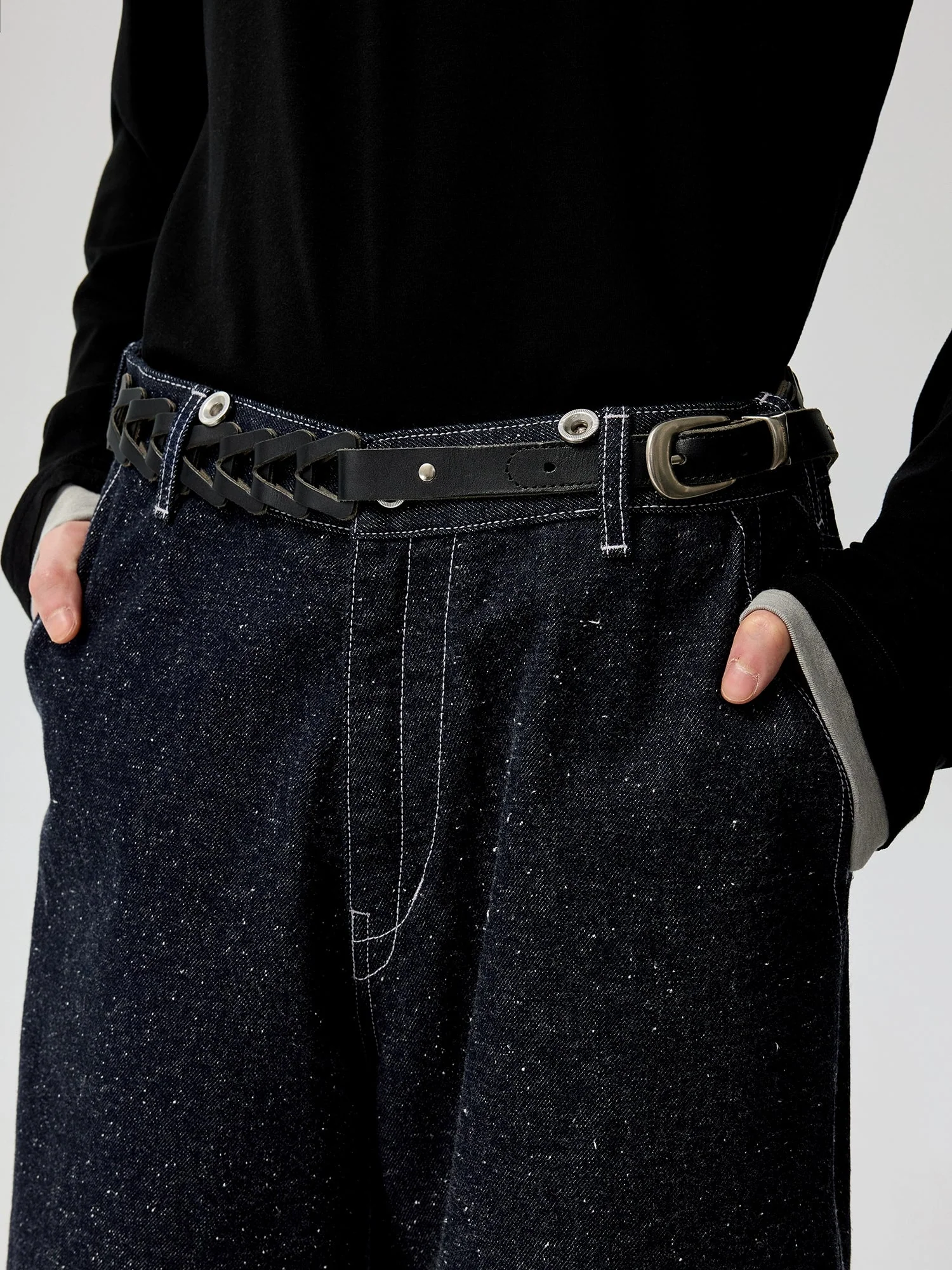 Braided Leather Belt - Image 3