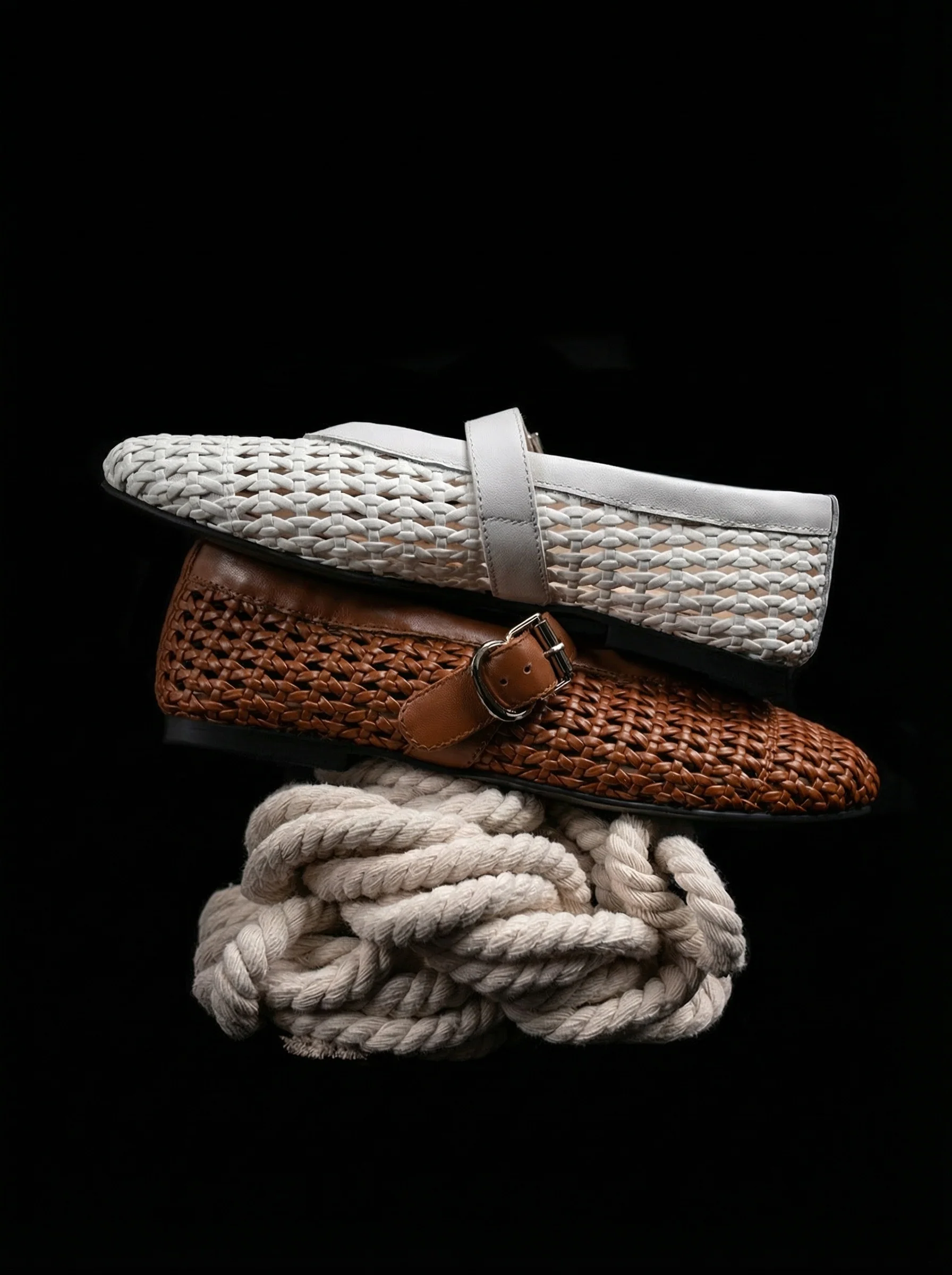 Braided Strap Mary Jane Flats - Image 6