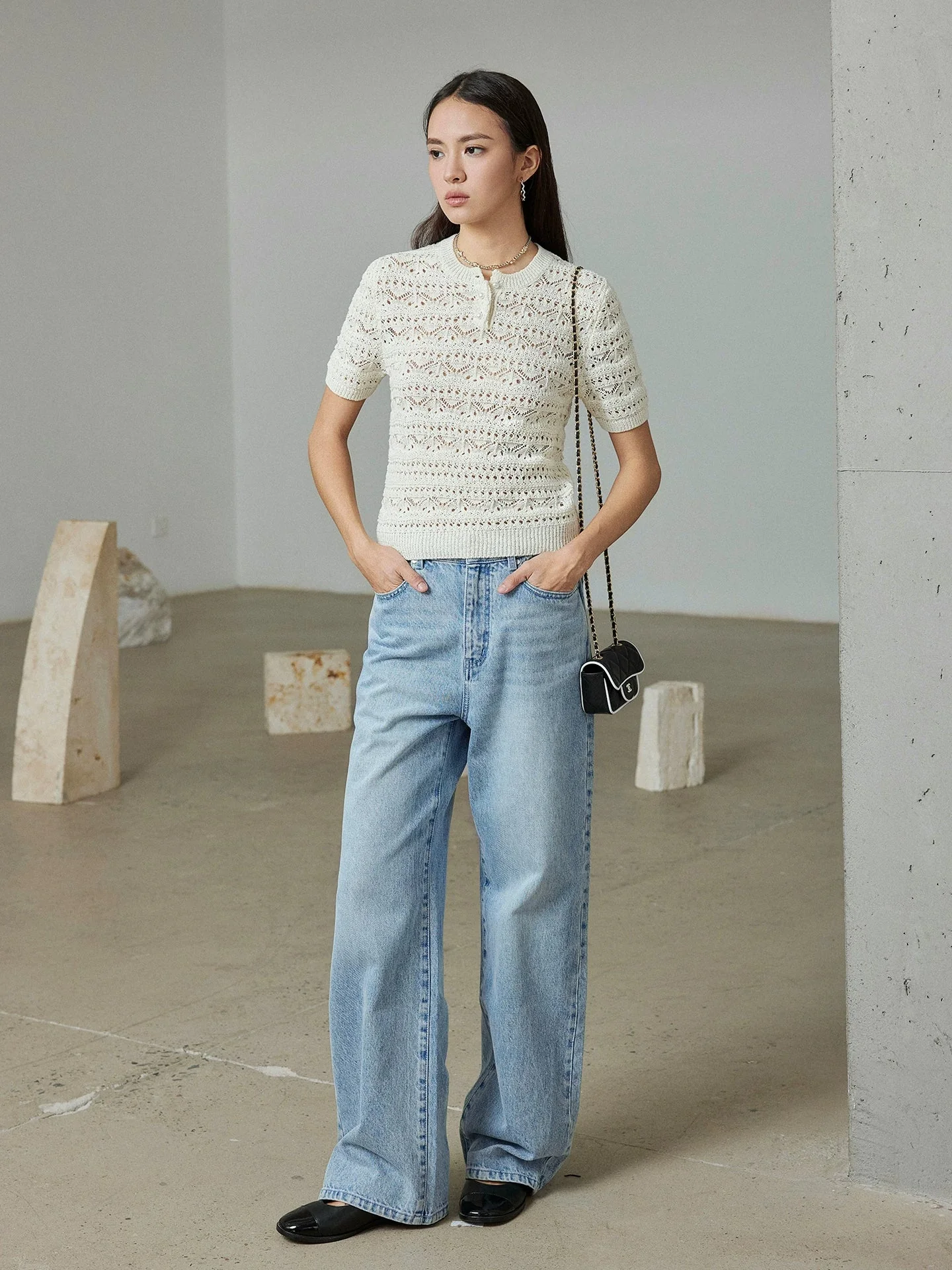 Braided Waist Jeans - Image 3