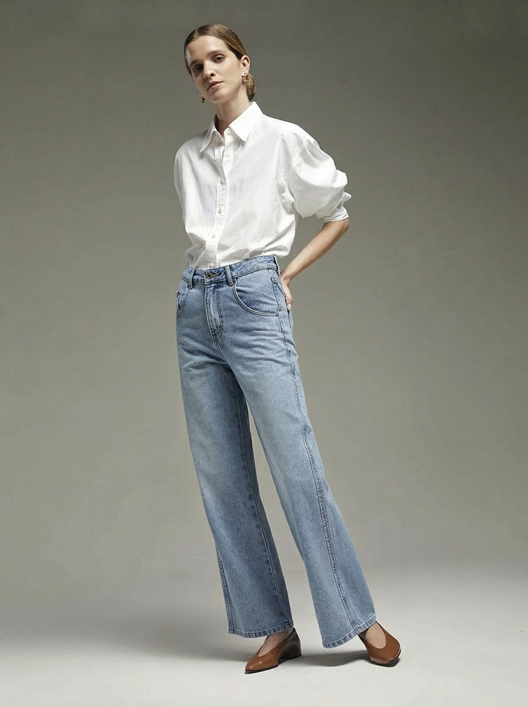Britt Wide-Leg Jeans - Image 2