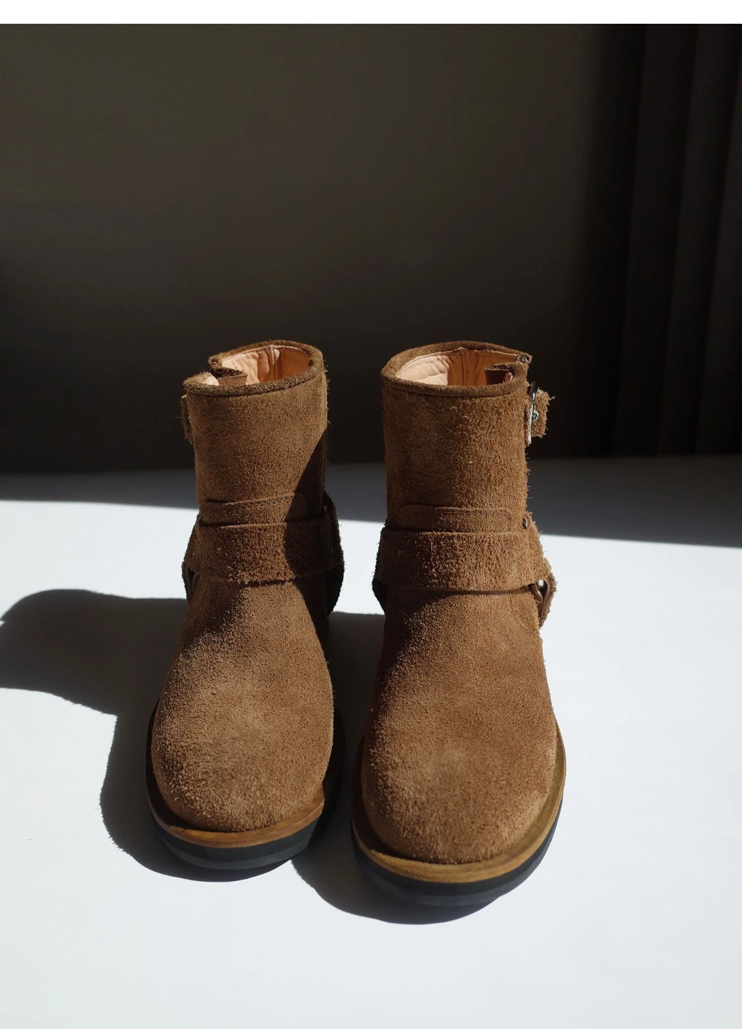 Brown Suede Ankle Boots - Image 2
