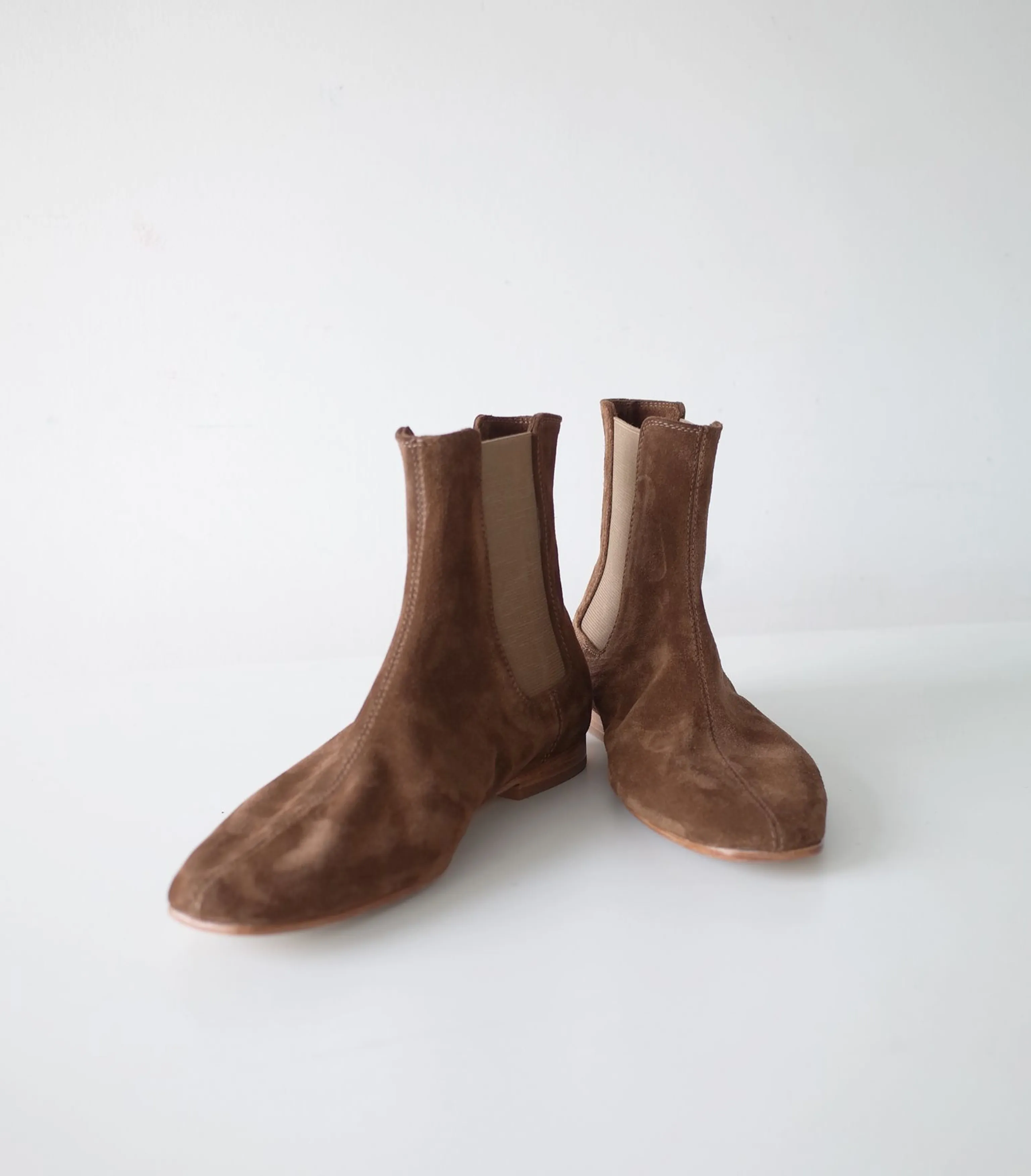 Brown Suede Chelsea Boots - Image 2