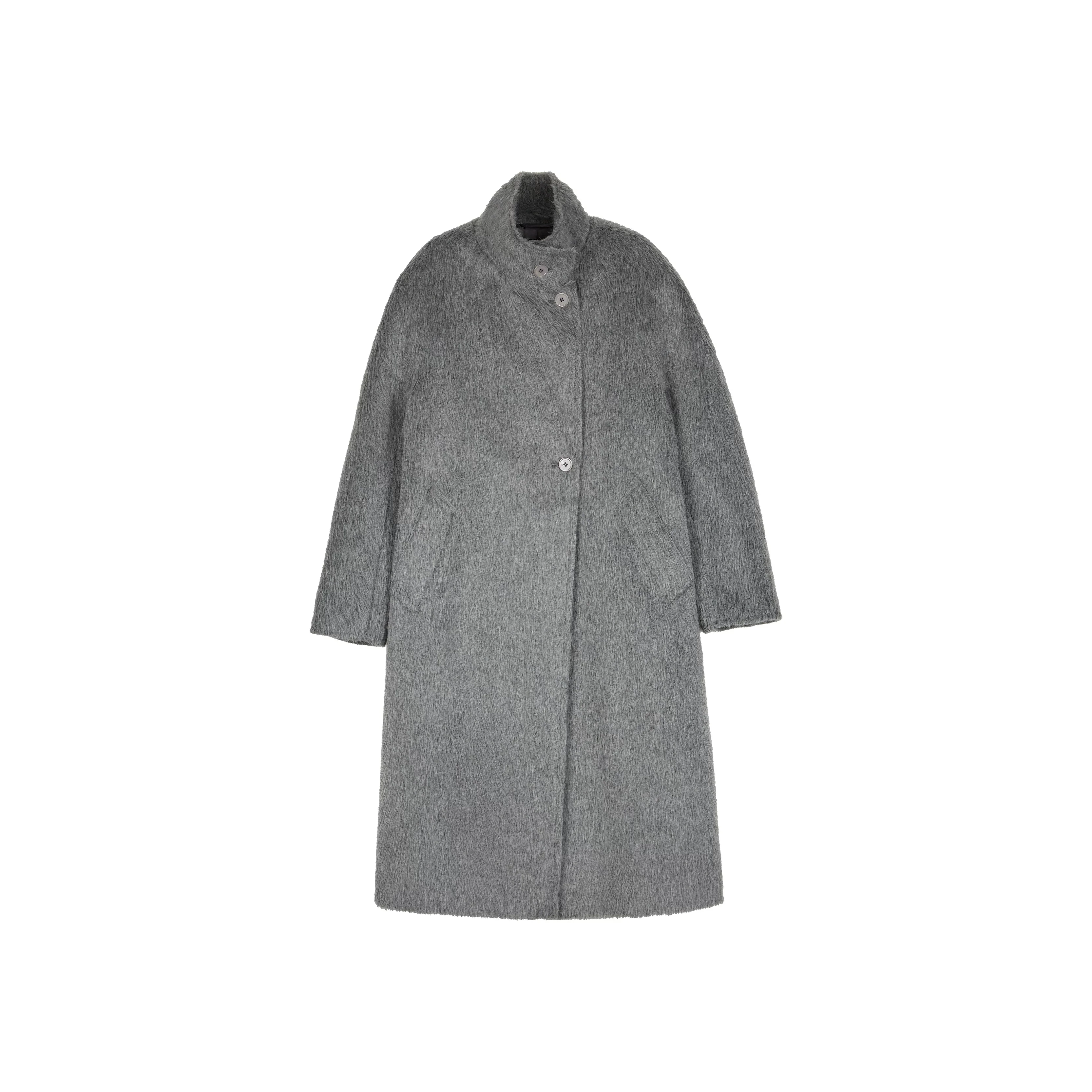 Brushed Alpaca Overcoat - Image 6