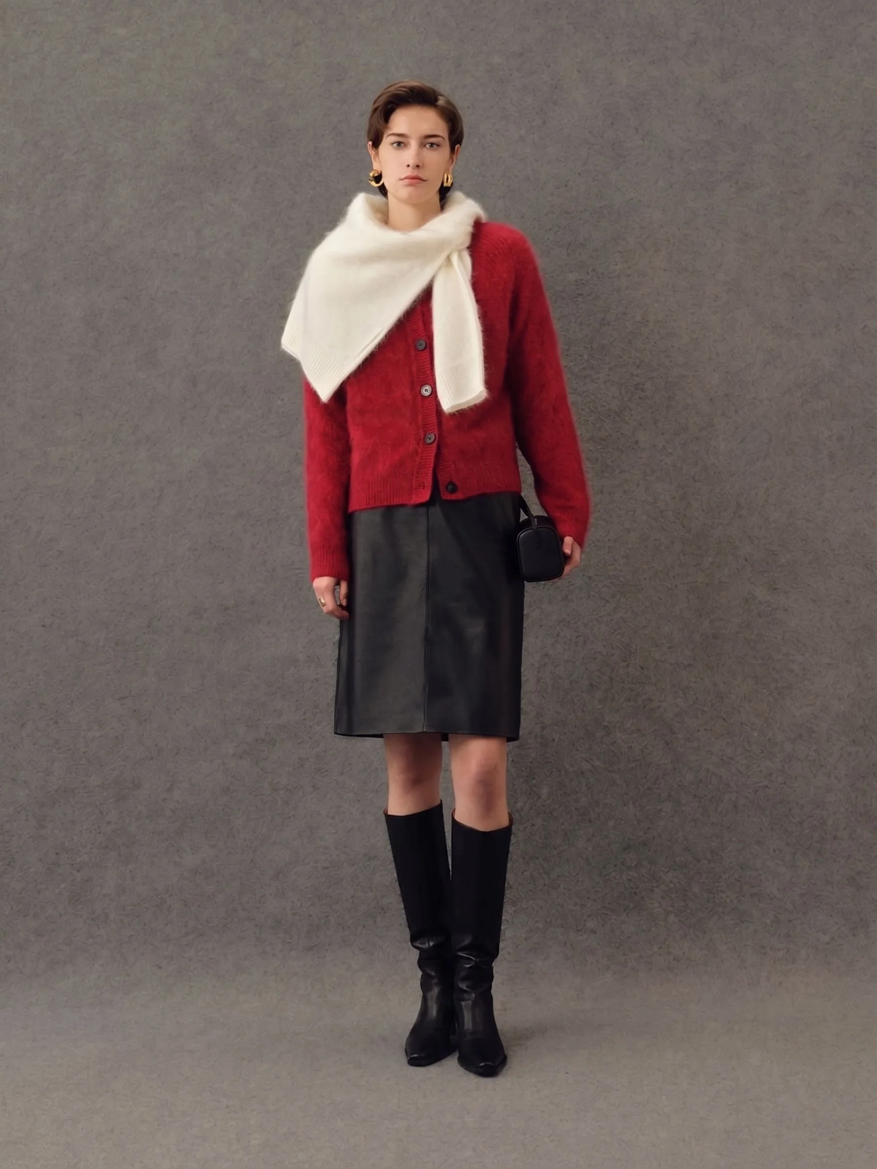 Brushed Cashmere Cardigan - Image 2