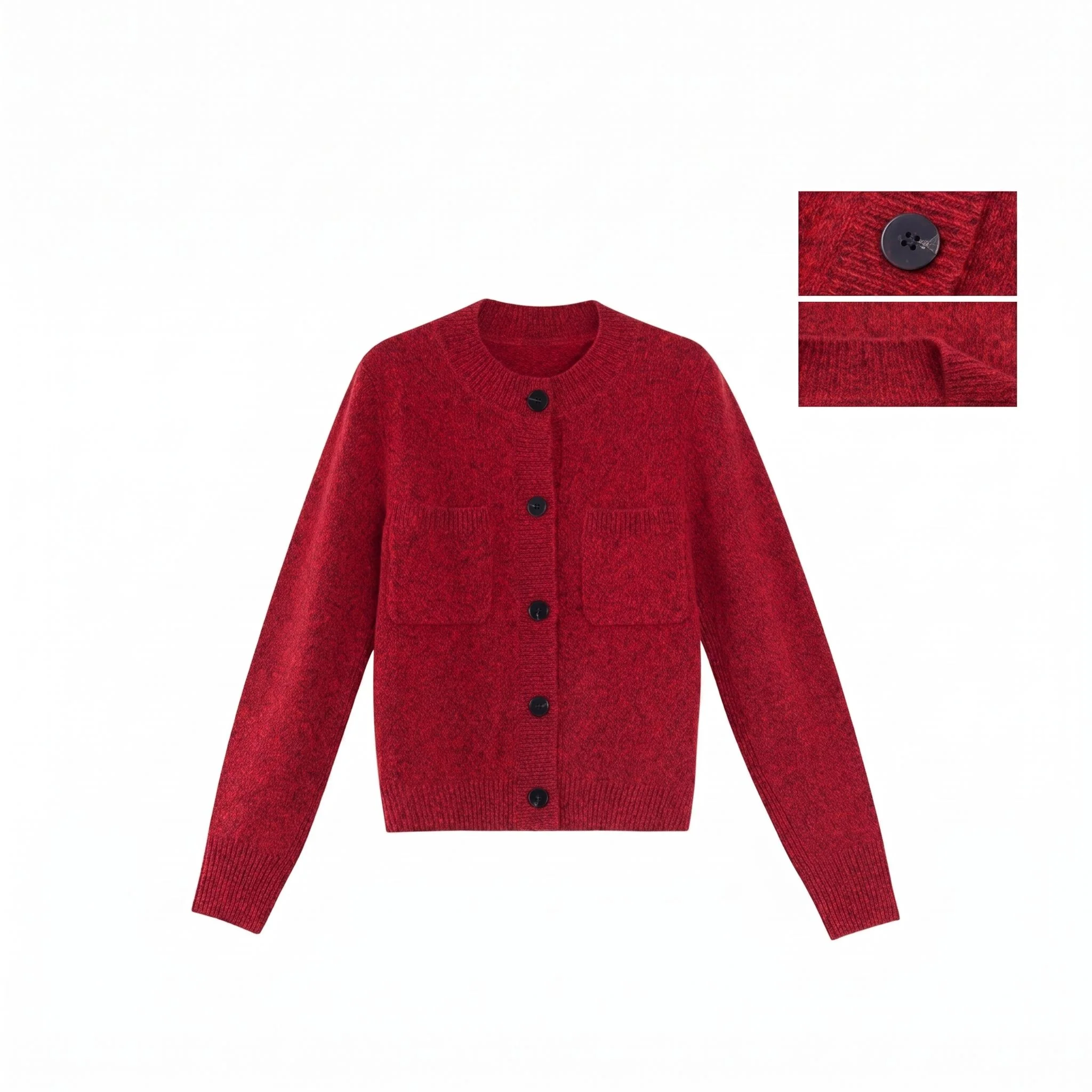 Brushed Cashmere Cardigan - Image 6