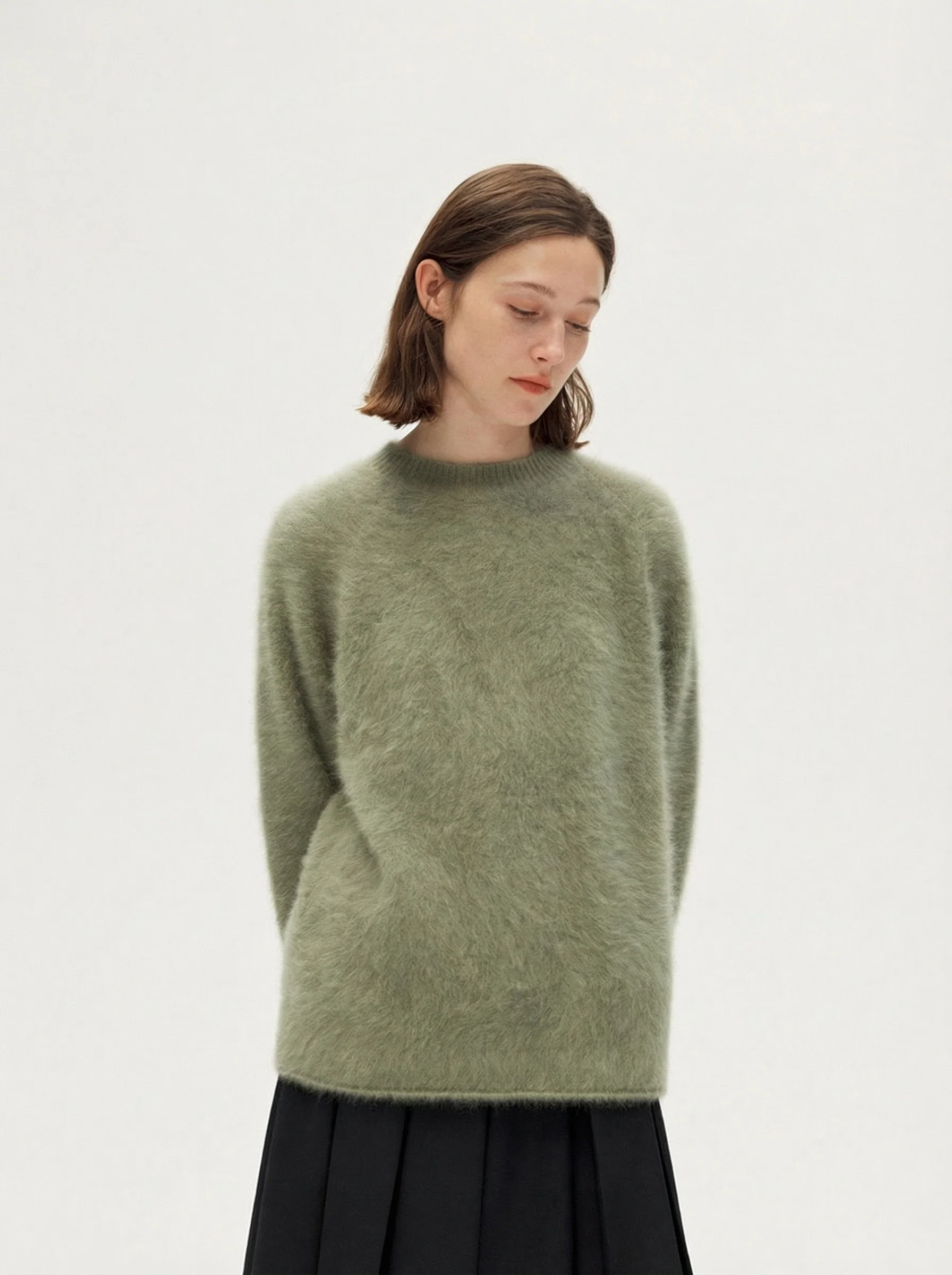 Brushed Crew Sweater