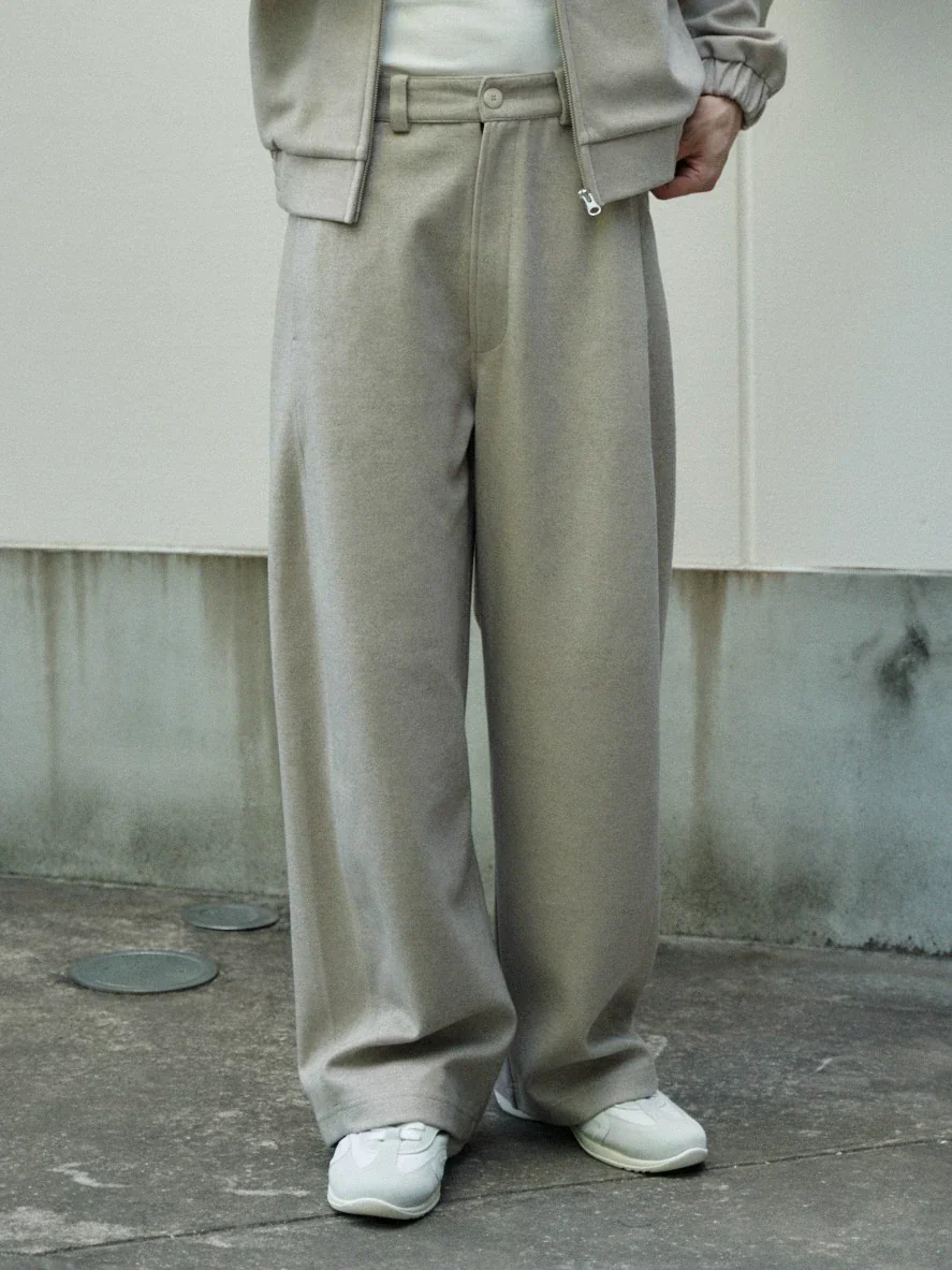 Brushed Curved-Leg Sweatpants - Image 2