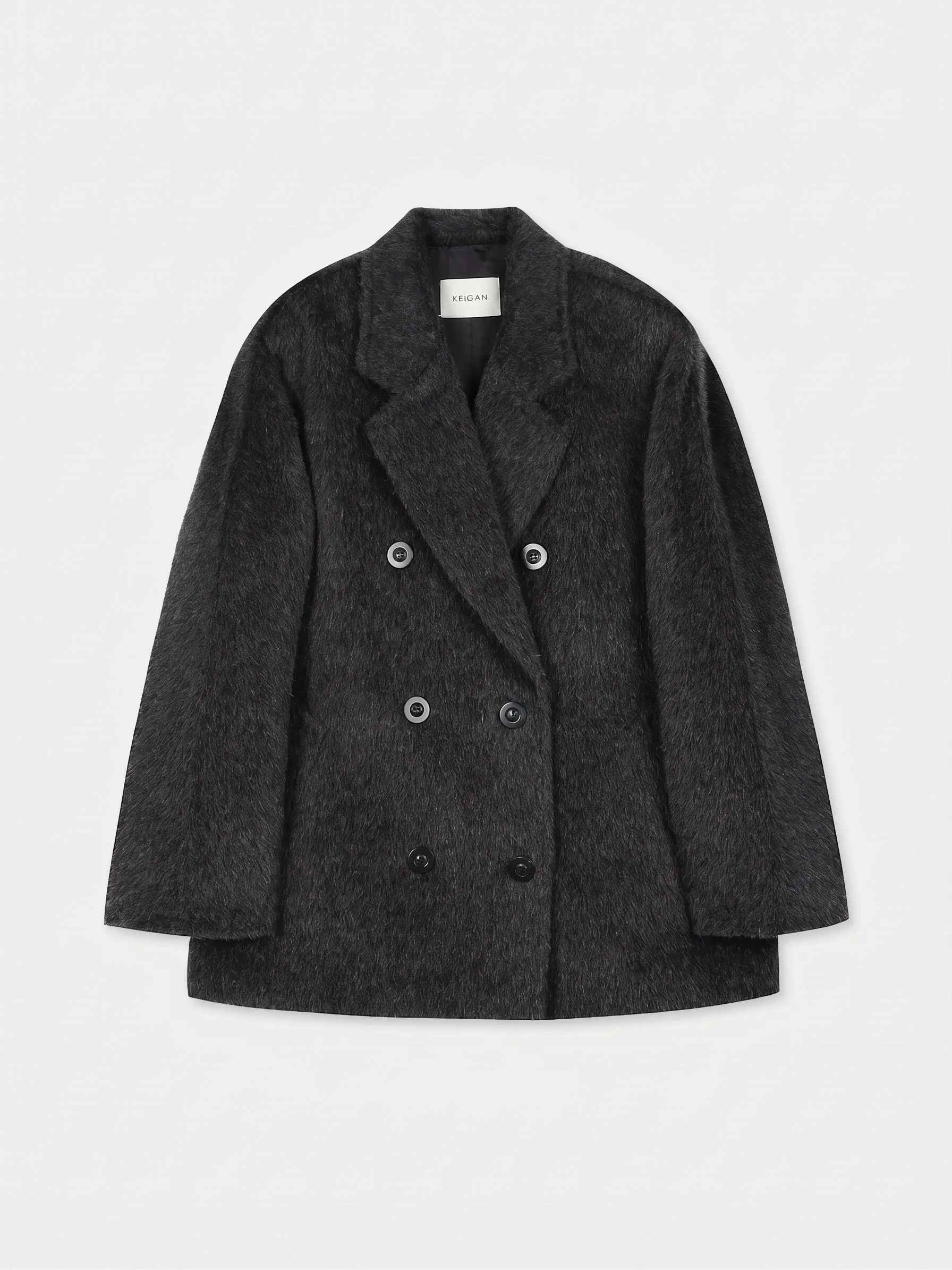 Brushed Double-Breasted Coat - Image 17