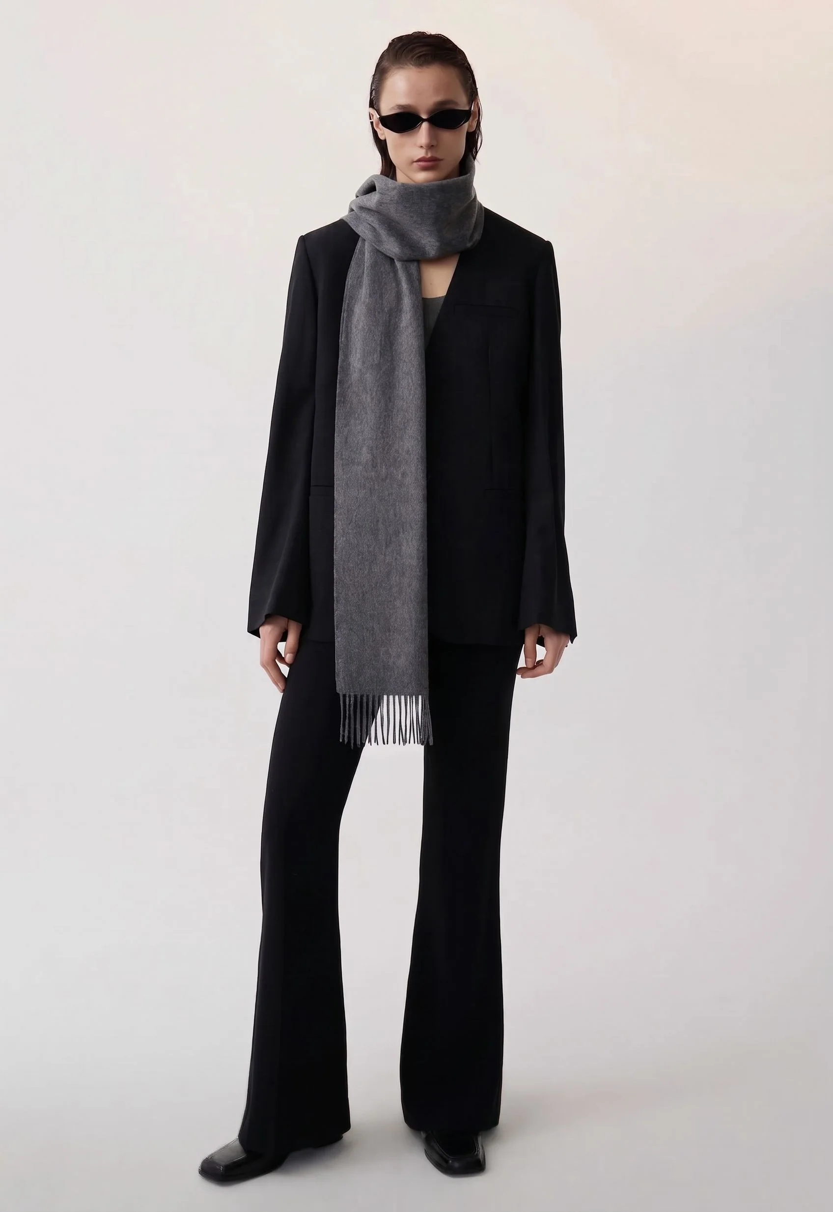 Brushed Fringe Scarf