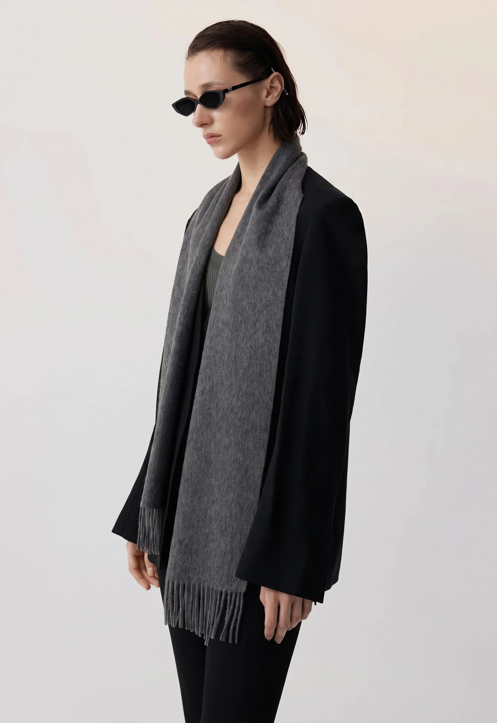 Brushed Fringe Scarf - Image 3
