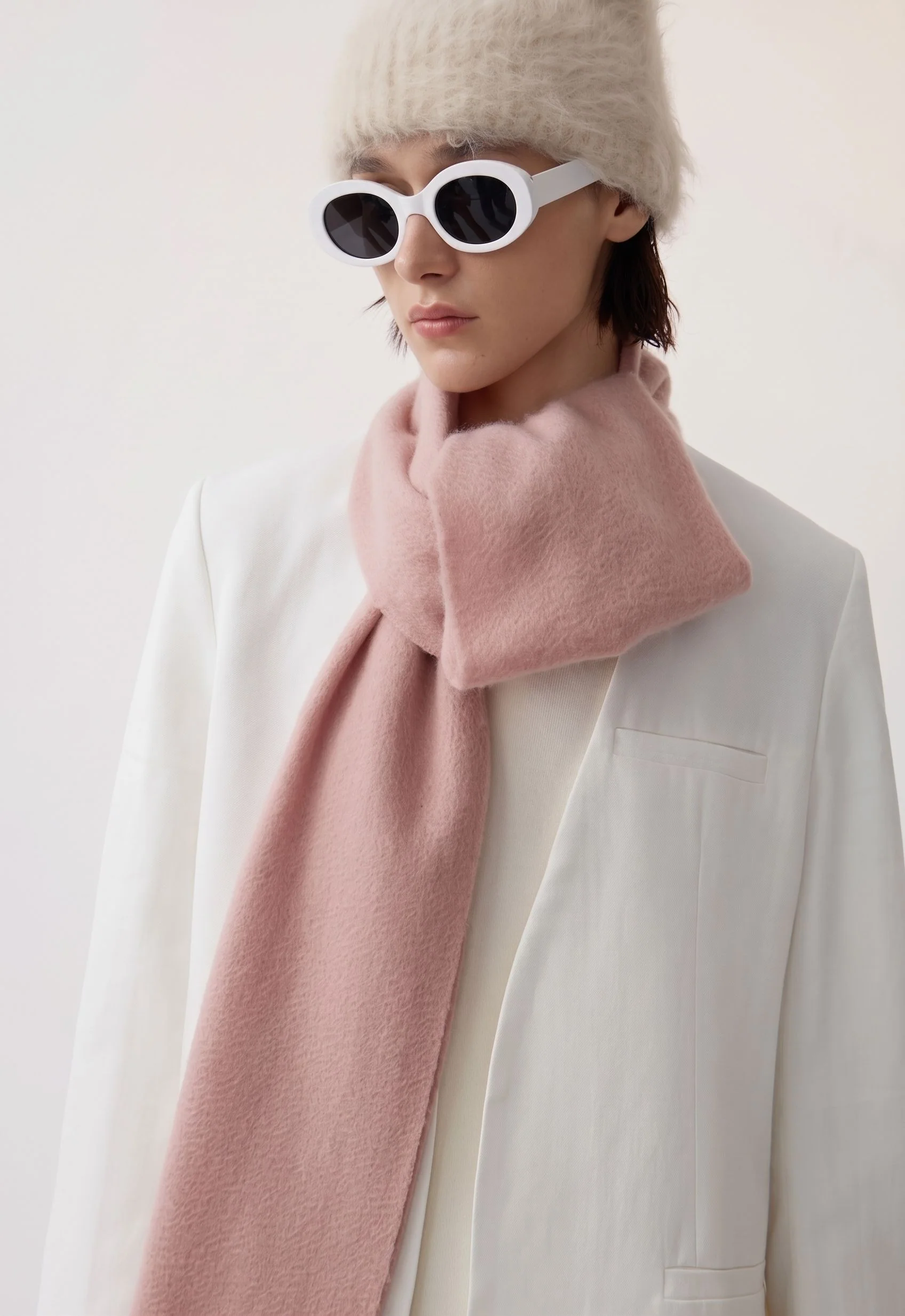 Brushed Fringed Scarf - Image 3