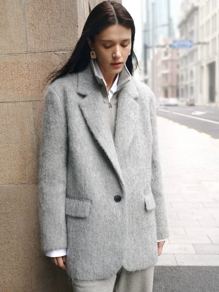 Brushed Grey Blazer - Image 3
