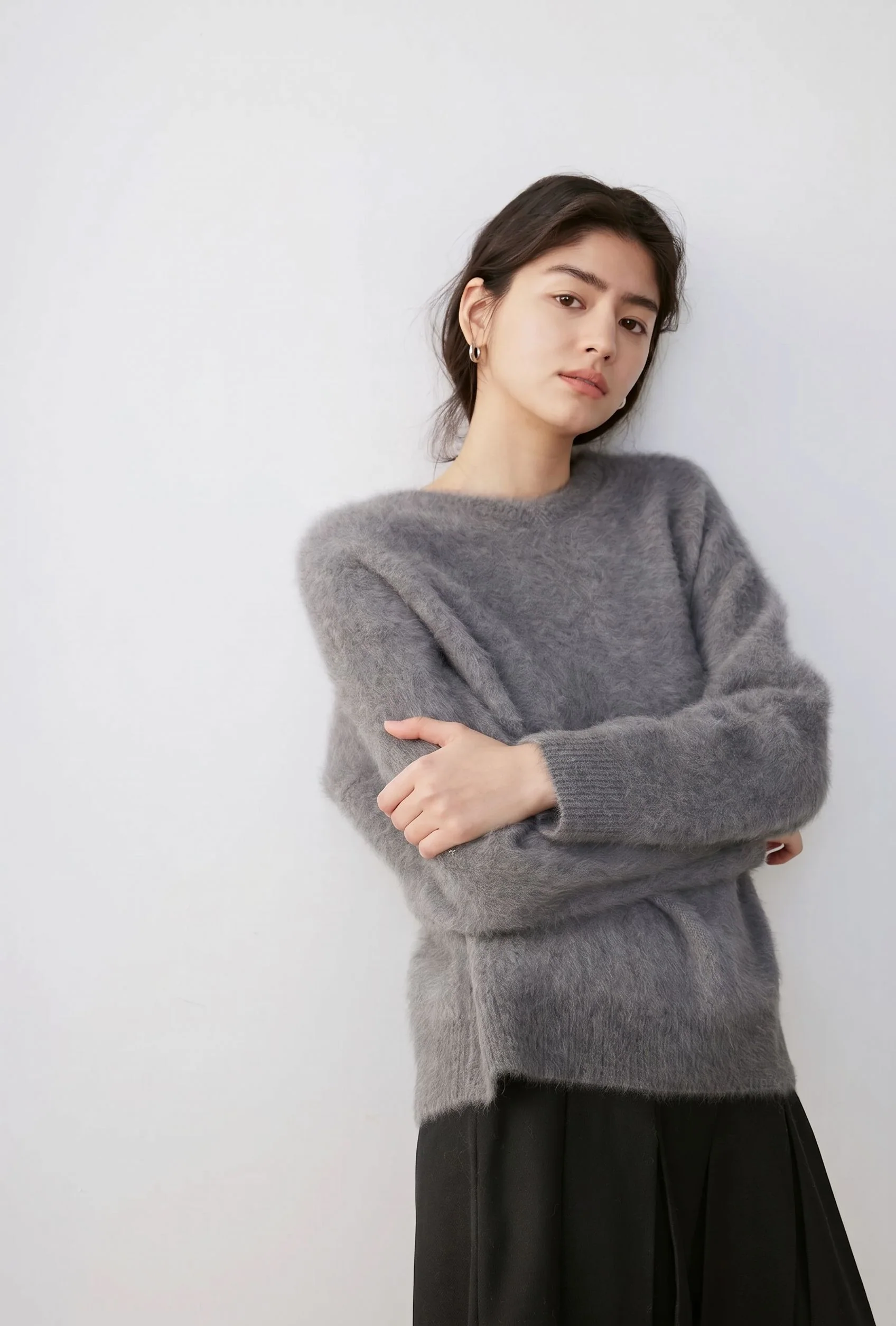 Brushed Knit Cardigan