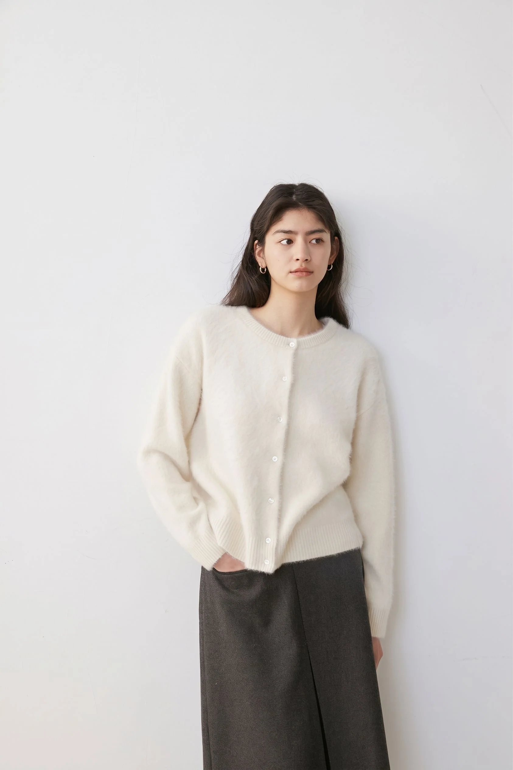 Brushed Knit Cardigan - Image 7