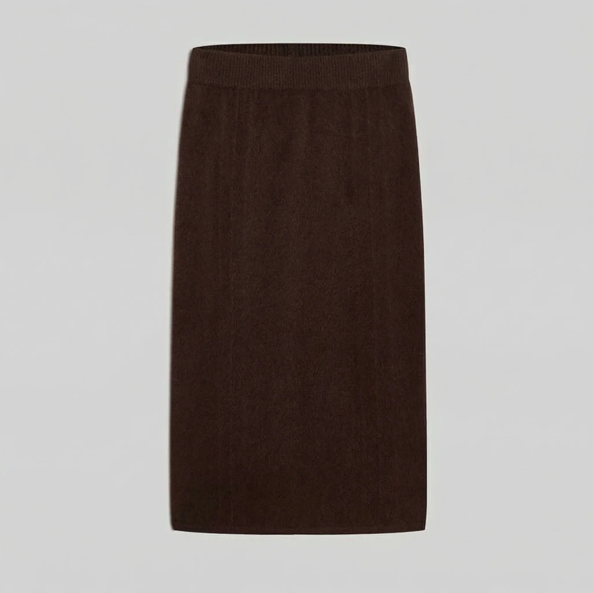 Brushed Knit Midi Skirt - Image 5