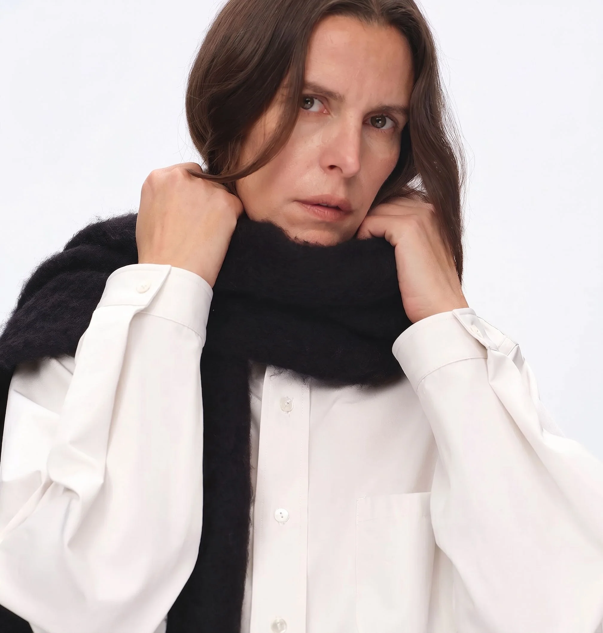 Brushed Knit Scarf - Image 3