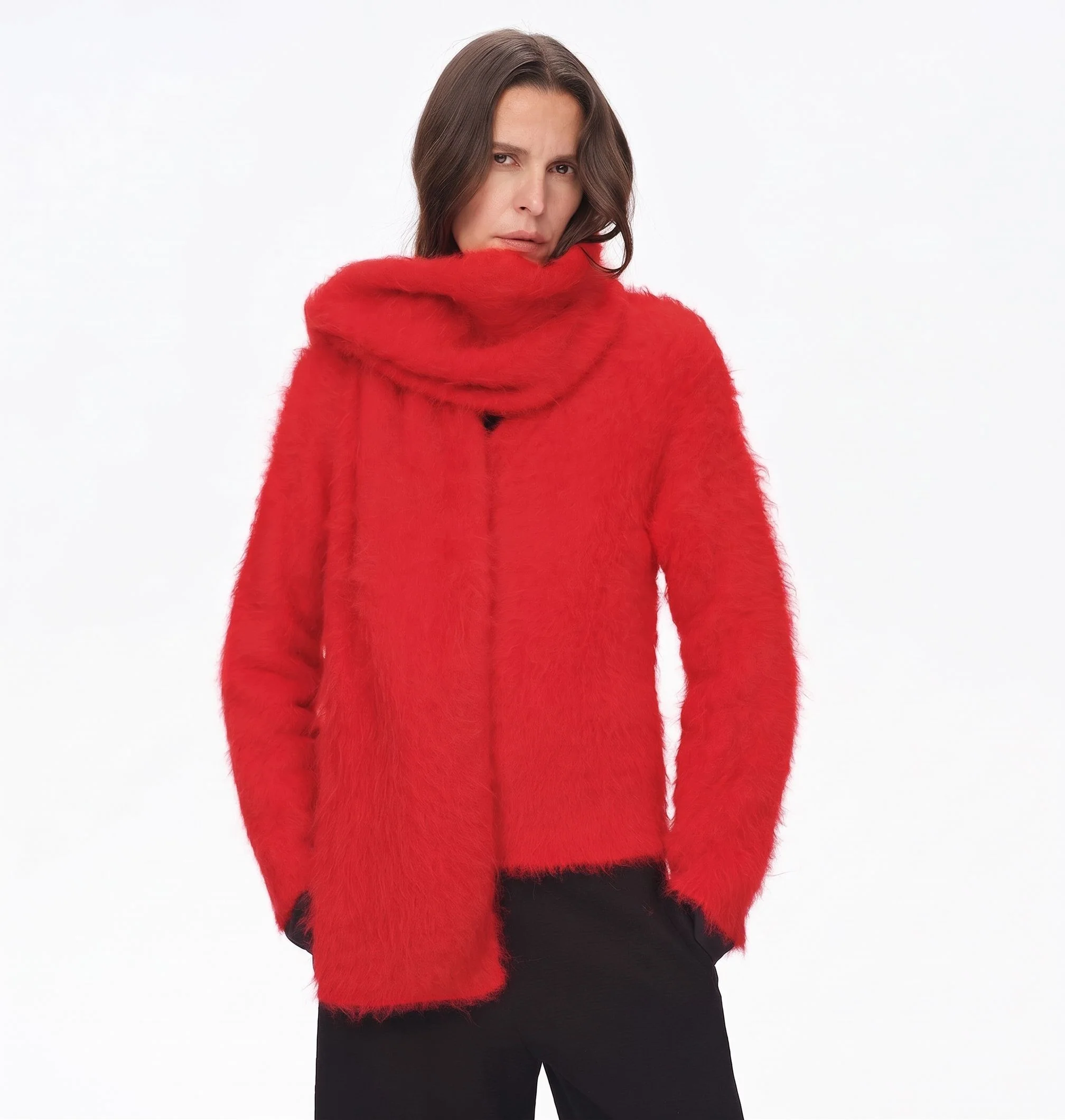 Brushed Knit Scarf - Image 4